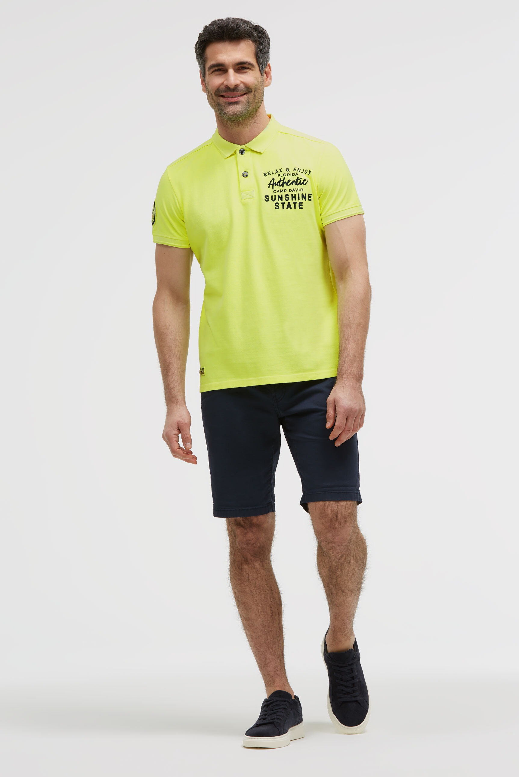 CAMP DAVID Poloshirt aus Baumwolle