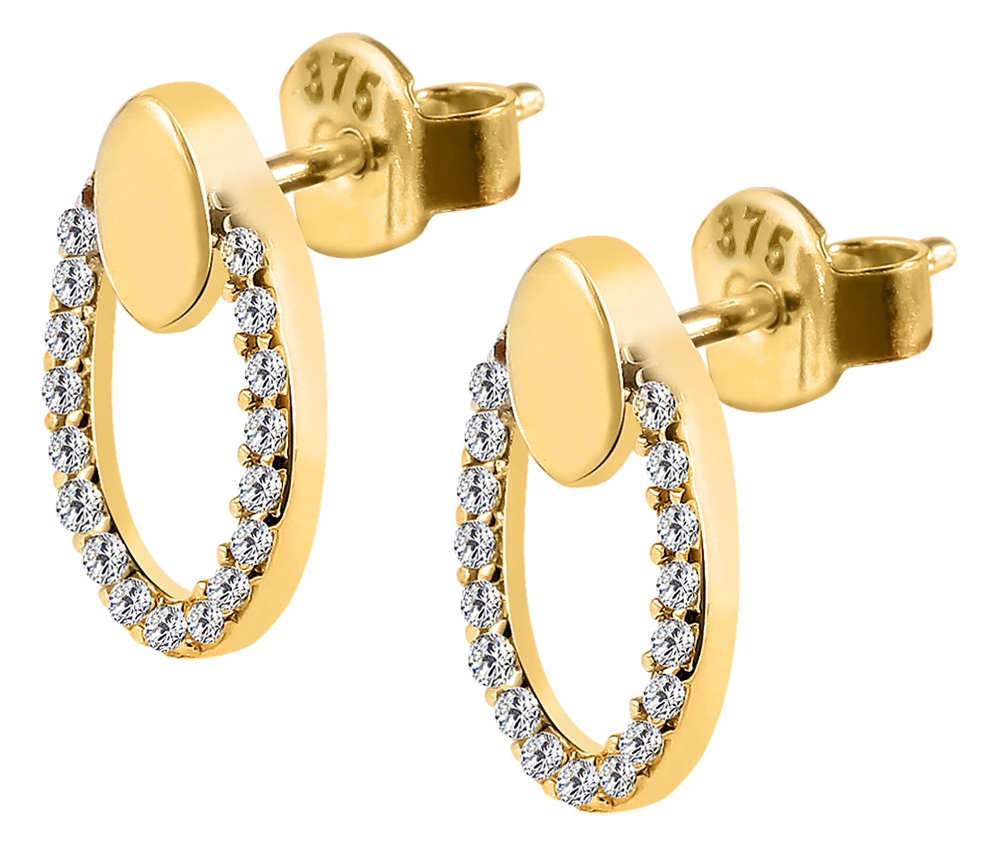 Adelia´s Paar Ohrhänger "Damen Ohrringe – Ohrstecker aus 375 Gold mit Zirko günstig online kaufen