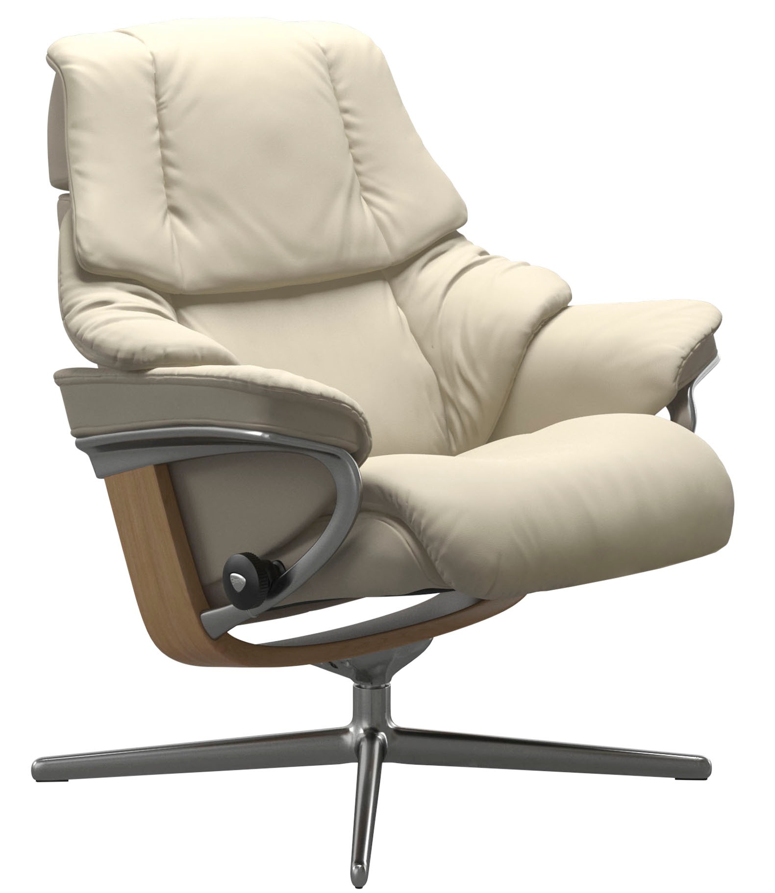 Thumbnail - Stressless Relaxsessel "Reno" mit Cross Base, Größe S, M & L, Holzakzent Eiche