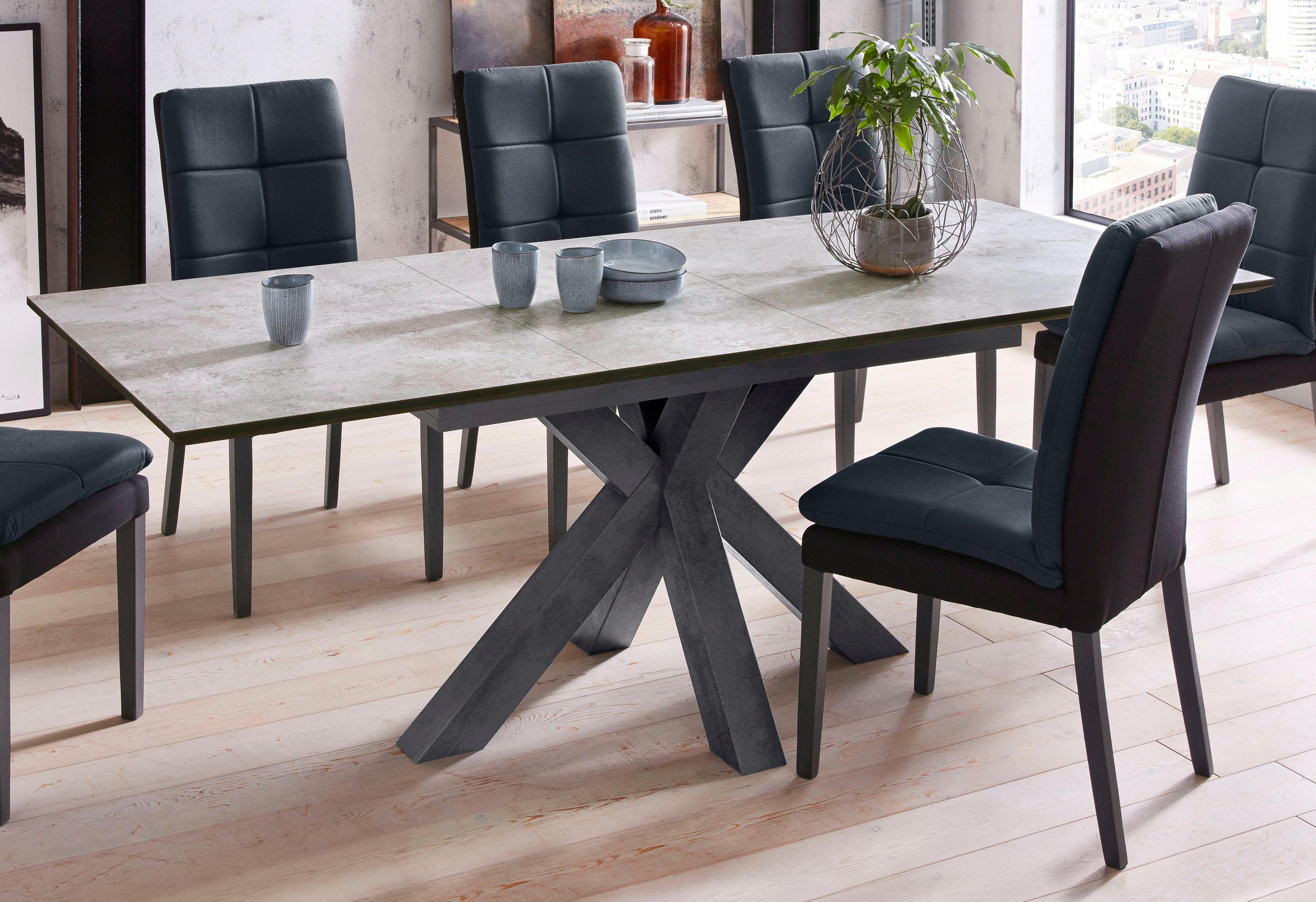 Mäusbacher Esstisch "Luzern TOPSELLER", Breite 160 cm mit Auszugsfunktion günstig online kaufen