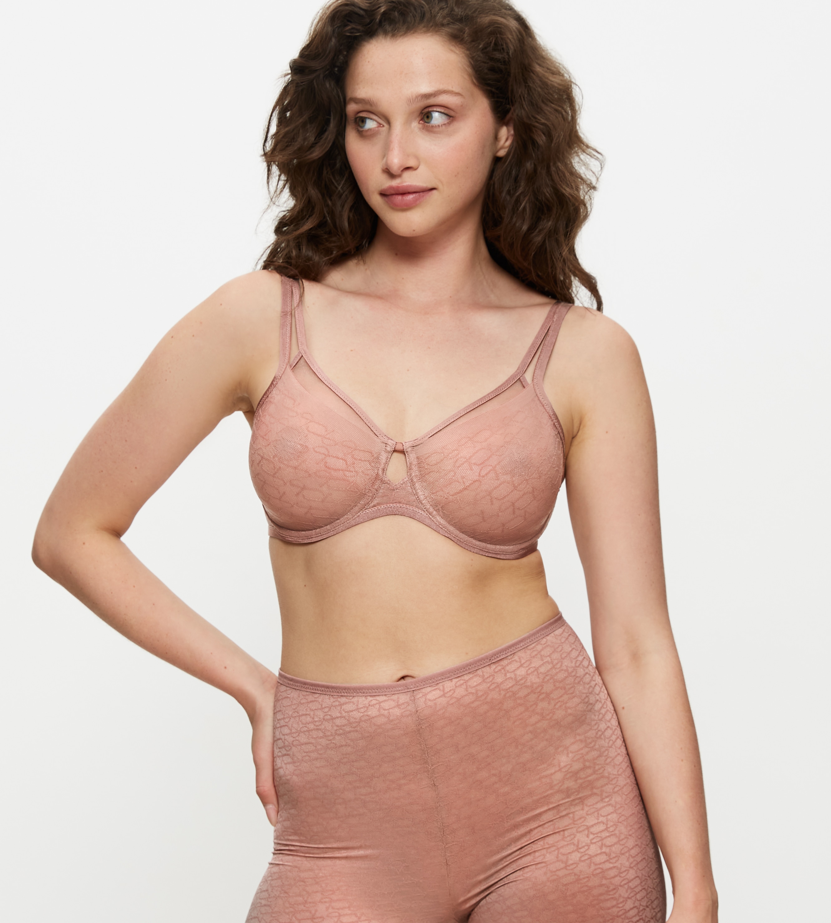 Triumph "Signature Sheer" verkleinert die Brust optisch um eine Cup-Größe, Spitze