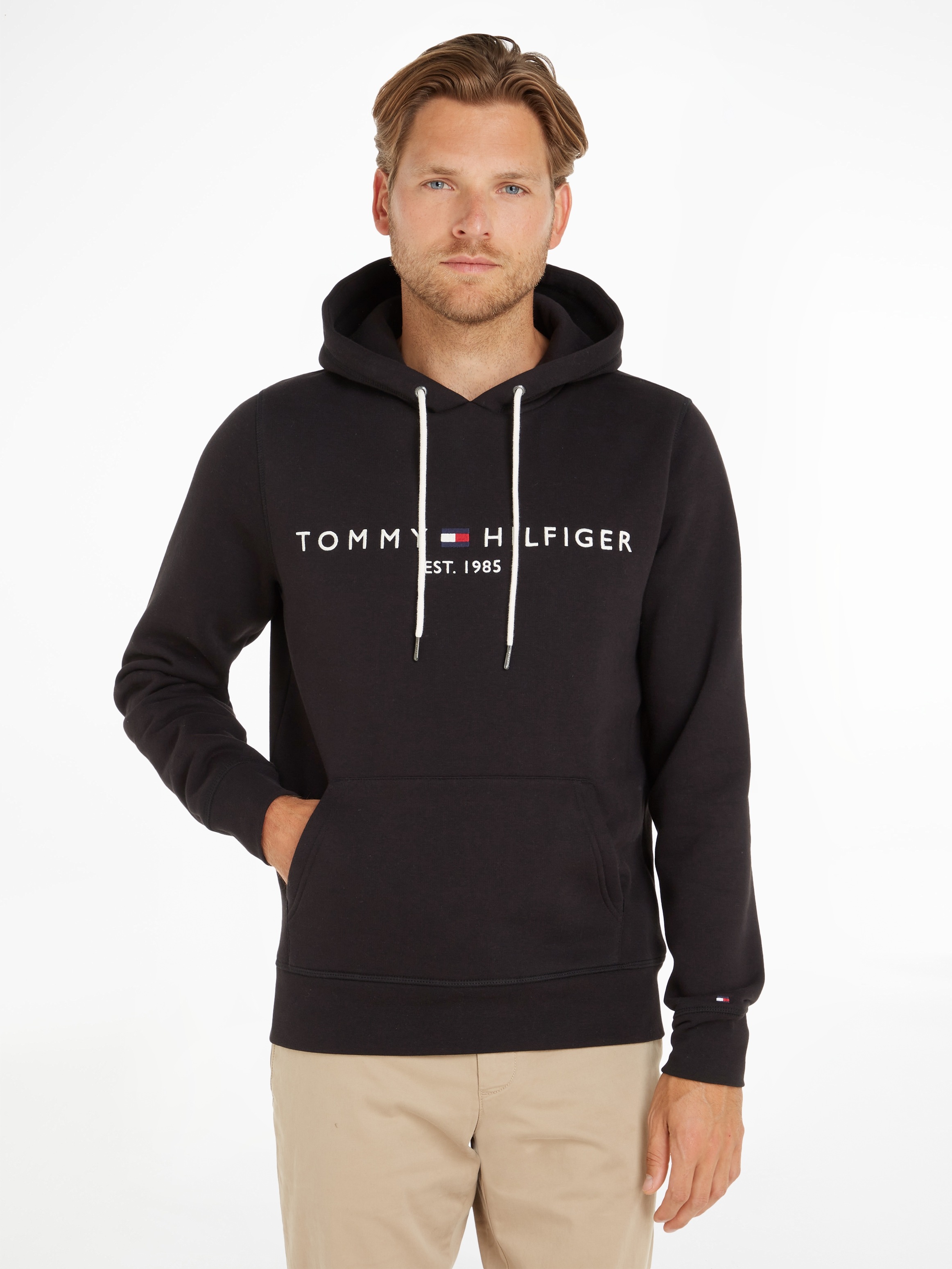 Tommy Hilfiger Kapuzensweatshirt "TOMMY LOGO HOODY", Baumwoll-Mix günstig online kaufen