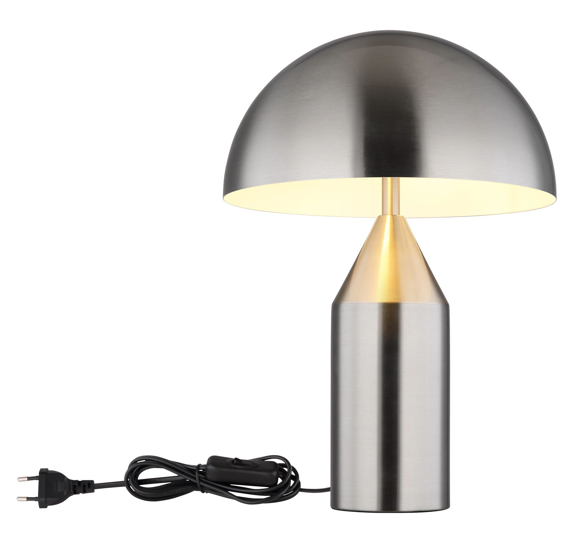 GLOBO LIGHTING Tischleuchte »ATOMA«, 2 flammig, Leuchtmittel E27 | ohne Leuchtmittel, Design Tischlampe, Wohnzimmer, Schlafzimmer, Flur