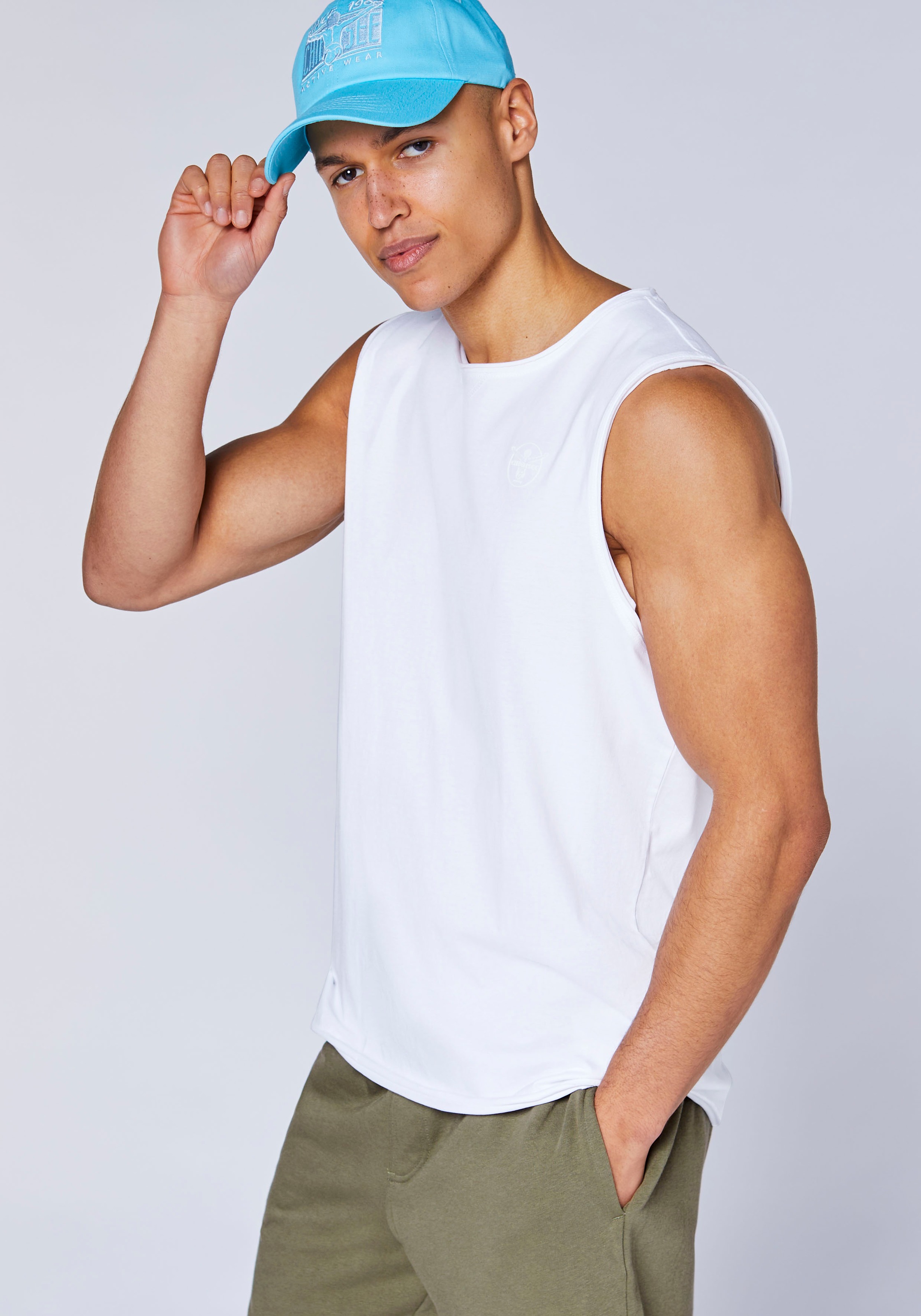 CHIEMSEE Tanktop White Size S 2