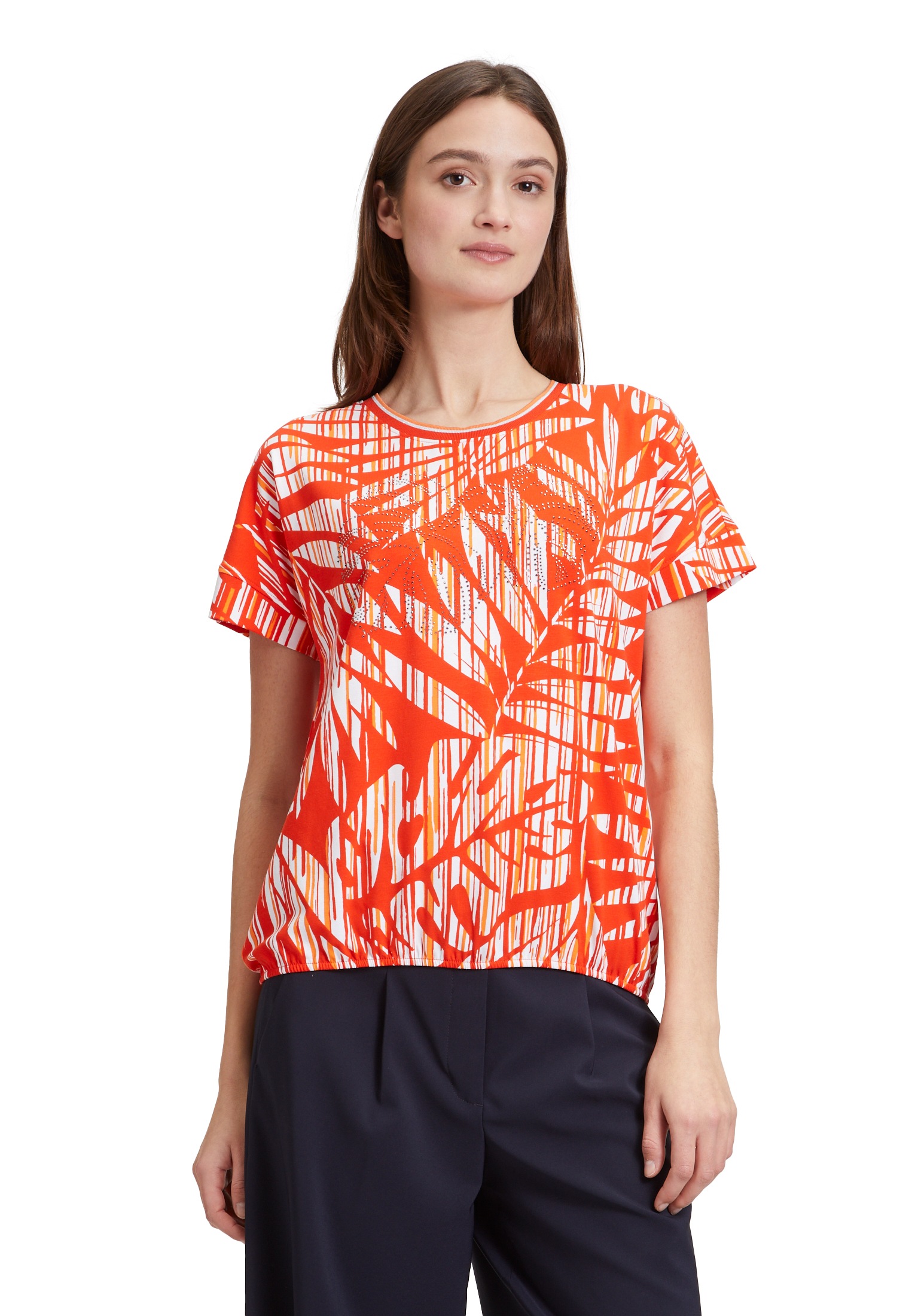 Betty Barclay Kurzarmshirt "Betty Barclay Damen Casual-Shirt mit Gummizug", günstig online kaufen