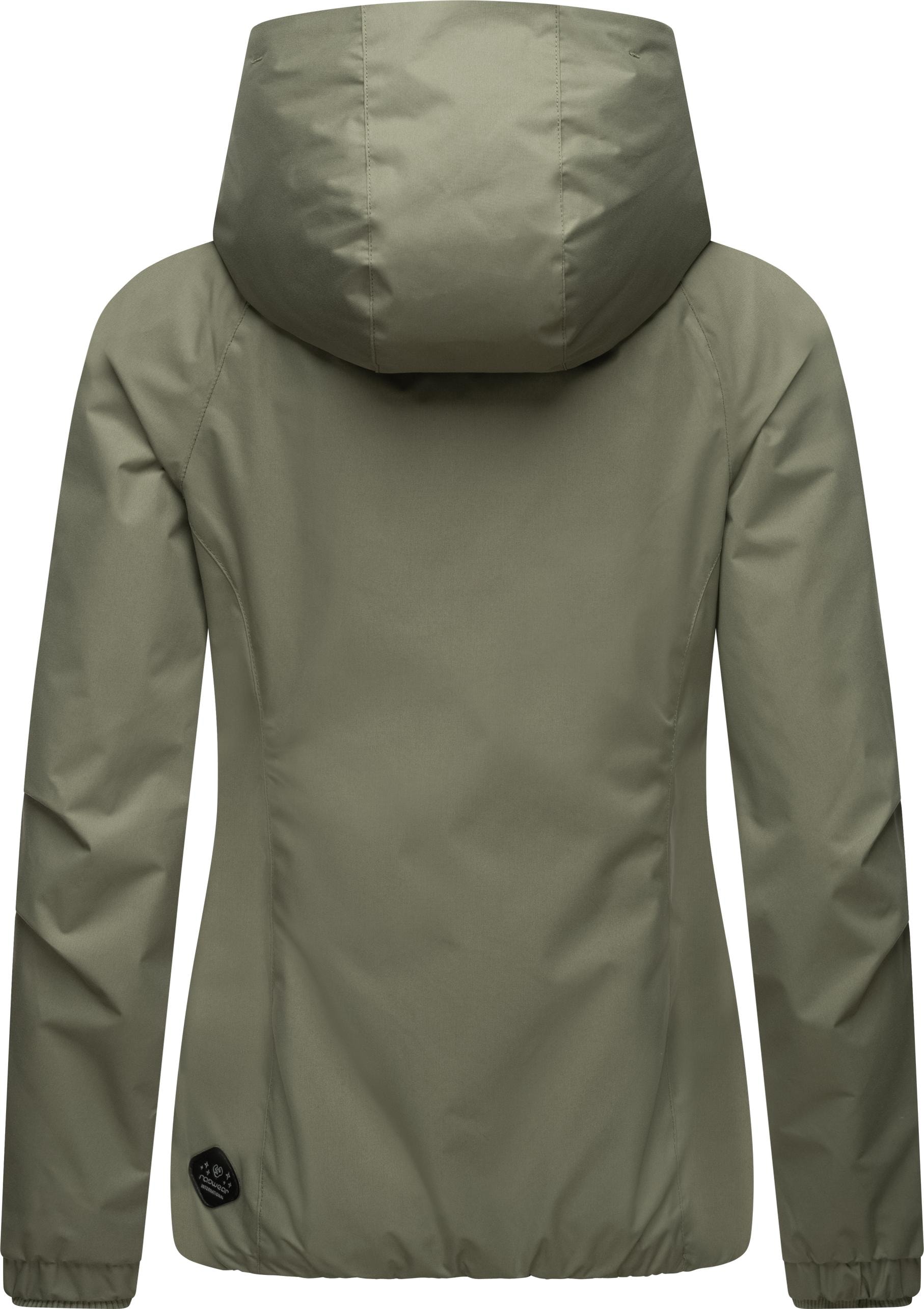 Ragwear Outdoorjacke »Dizzie«, mit Kapuze, Wasserdichte Übergangsjacke mit großer Kapuze