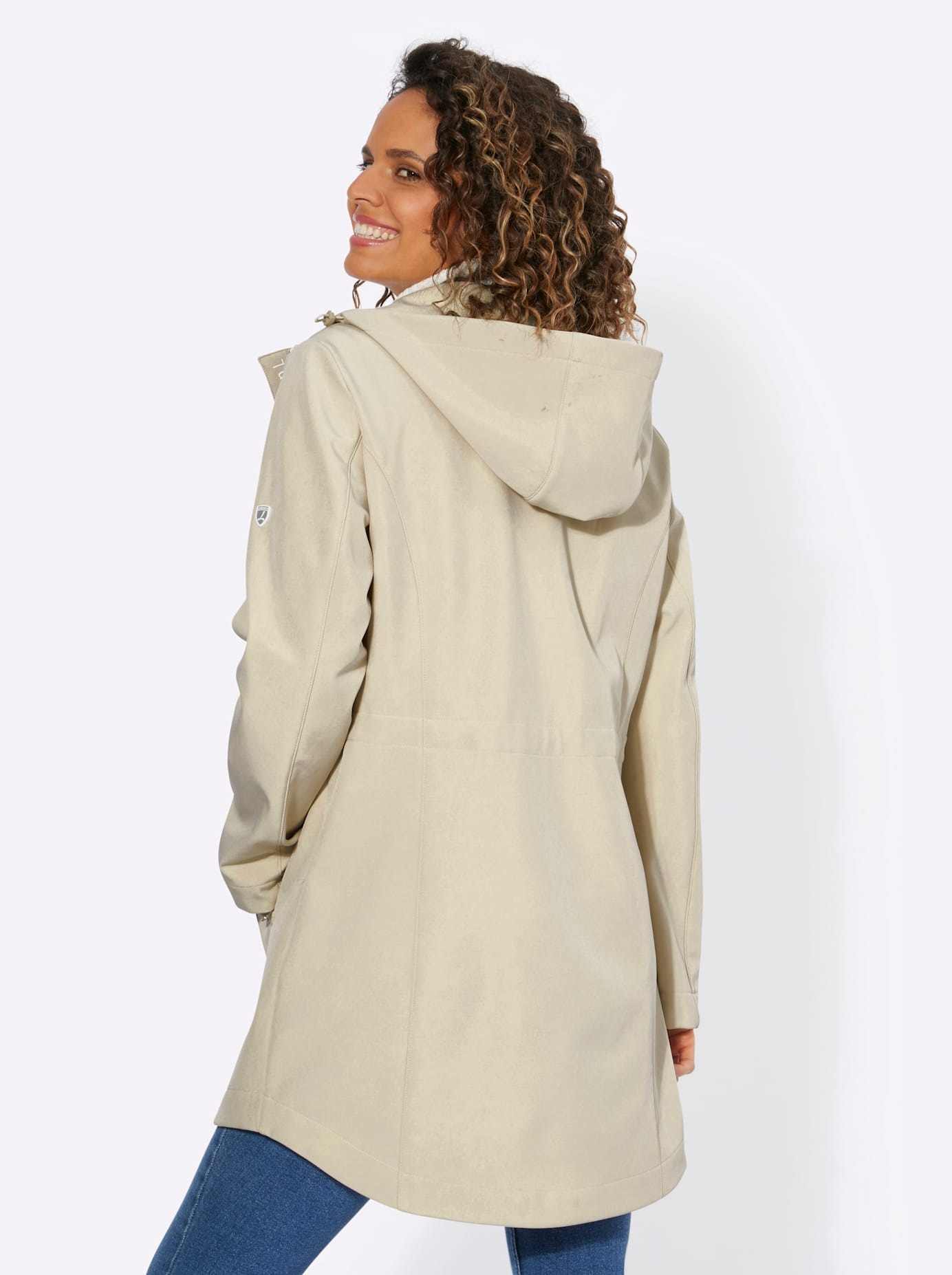Casual Looks Softshelljacke, mit Kapuze
