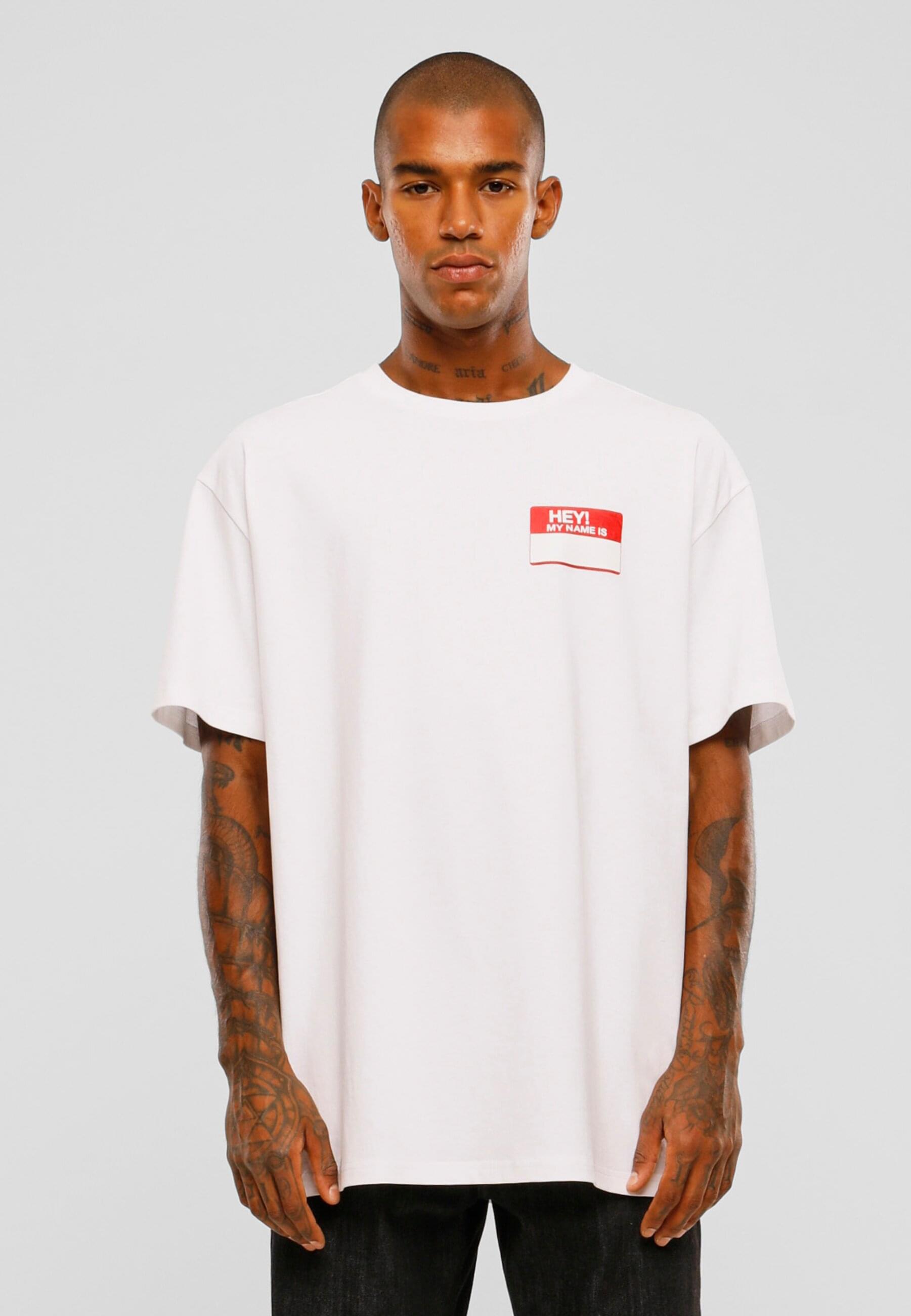 Thumbnail - Upscale by Mister Tee T-Shirt "Upscale by Mister Tee Unisex Hey My Name Is Oversize Tee", (1 tlg.)