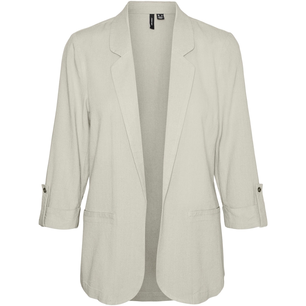 Vero Moda Kurzblazer »VMJESMILO 3/4 LOOSE BLAZER WVN GA NOOS«, mit Leinen