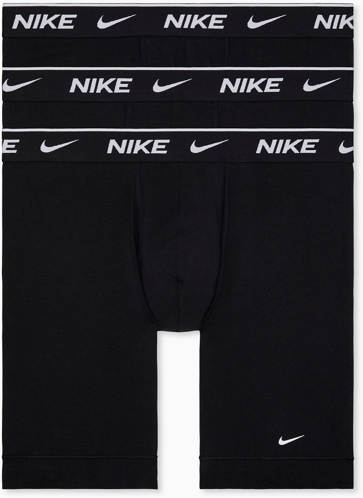NIKE Underwear Boxer "BOXER BRIEF LONG 3PK" Packung, 3er, 3 Stk. mit Logo-E günstig online kaufen