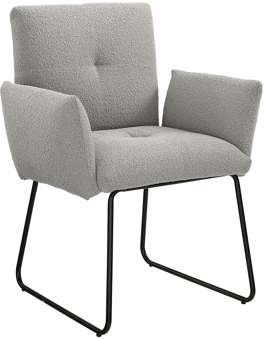 SalesFever Armlehnstuhl "Komfortabler Esszimmerstuhl mit Stil" () mit Welle günstig online kaufen