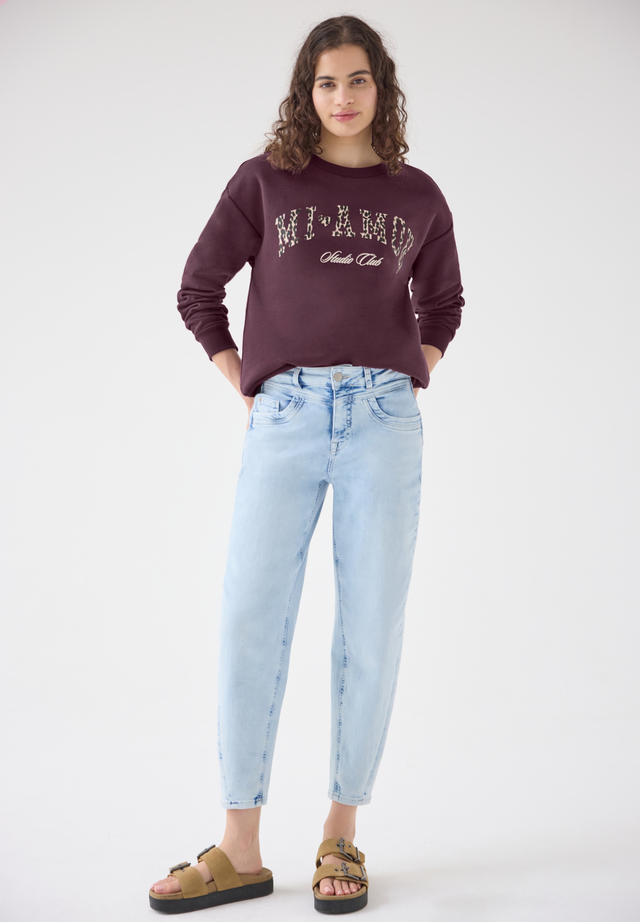 STREET ONE STUDIO Sweatshirt , mit Wording
