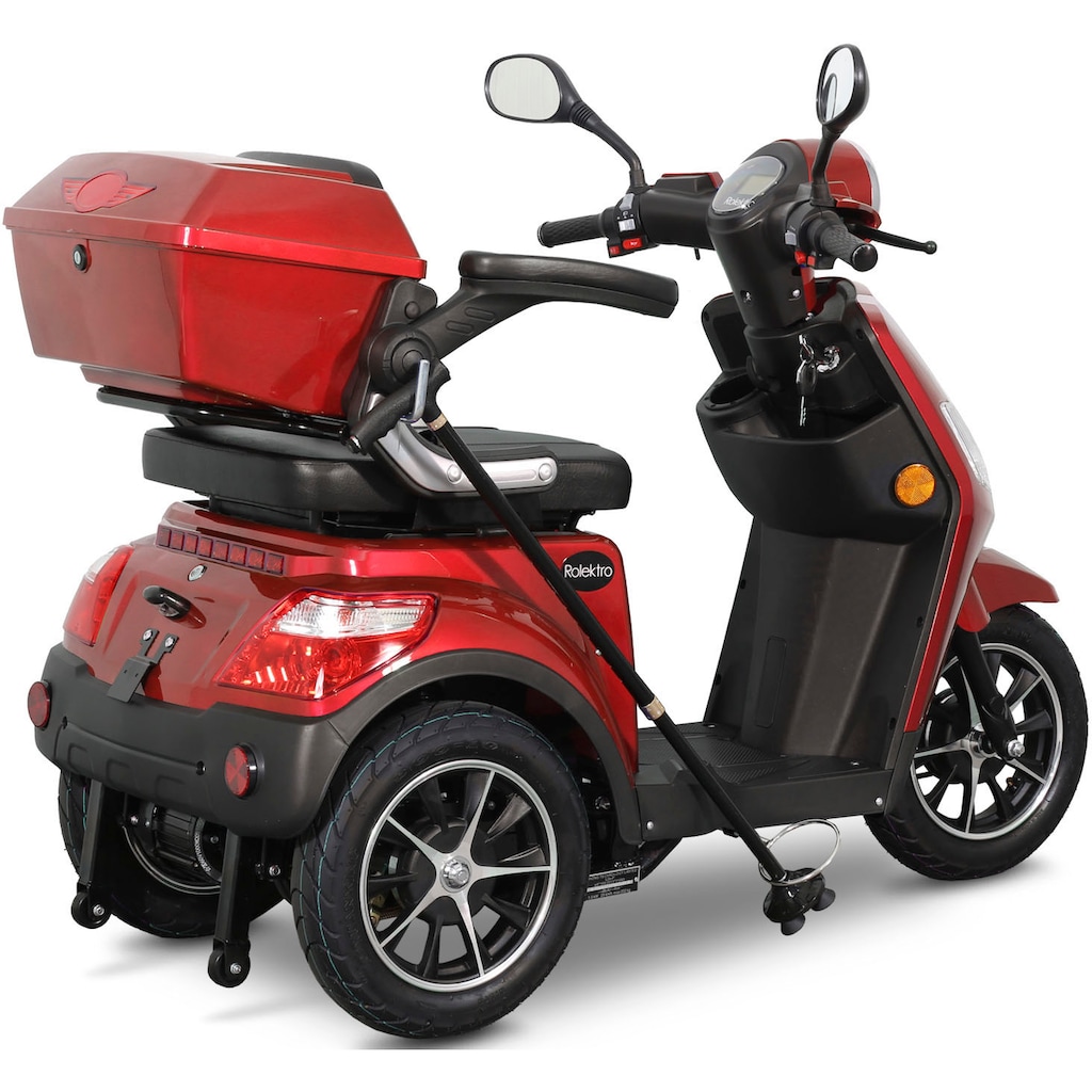 Rolektro Elektromobil »E-Trike 15 V.2«, 1000 W, 15 km/h, (mit Topcase)