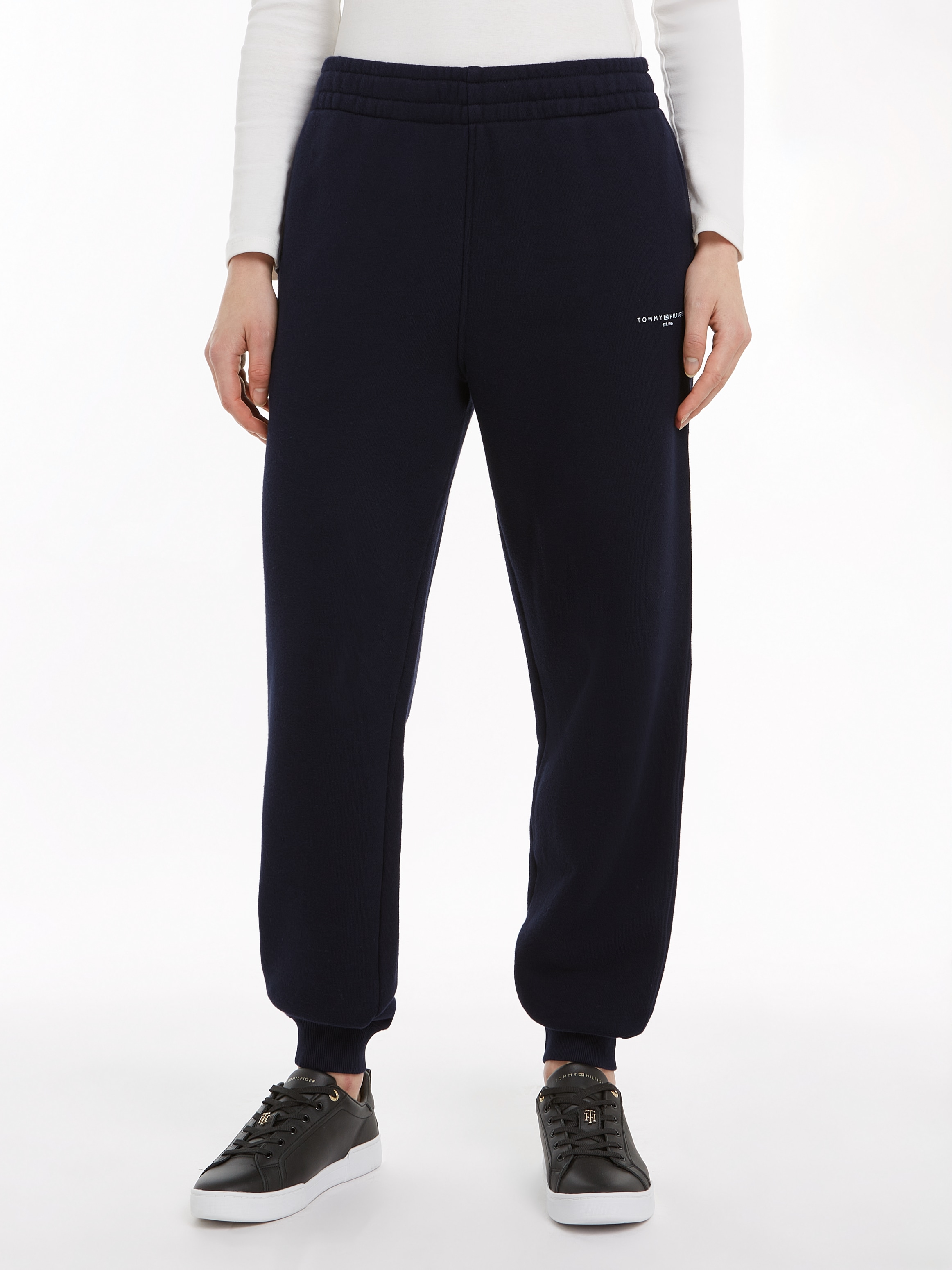 TOMMY HILFIGER Sweathose »REG MINI CORP SWEATPANTS«, mit Logoschriftzug