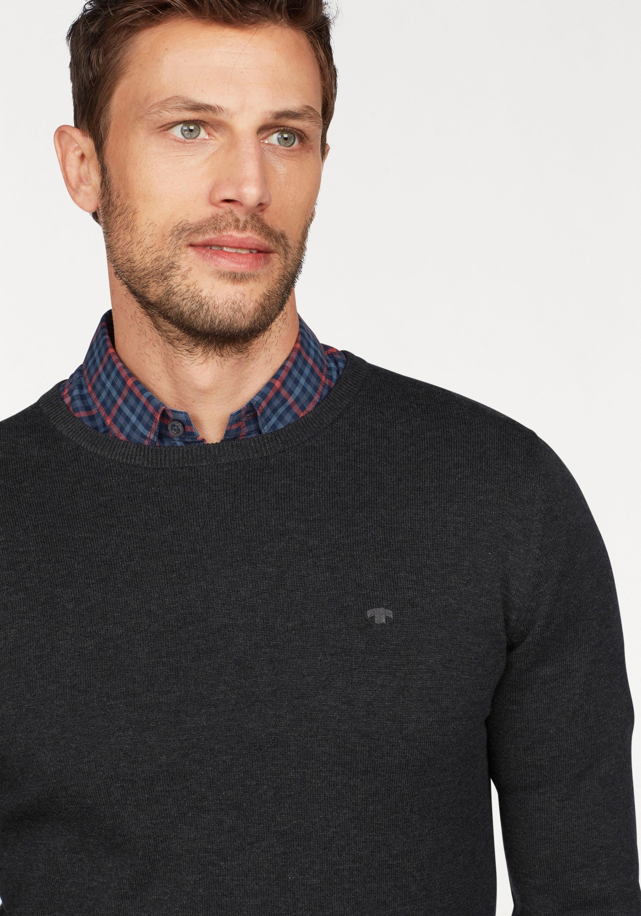 TOM TAILOR Strickpullover meliert GU6446