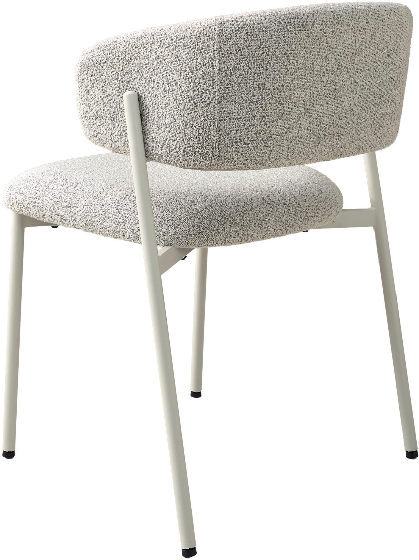 SCHÖNER WOHNEN-Kollektion Esszimmerstuhl »OSLO« (Set) 2 Stk.Bezug Bouclé, Untergestell Metall pulverbeschichtet