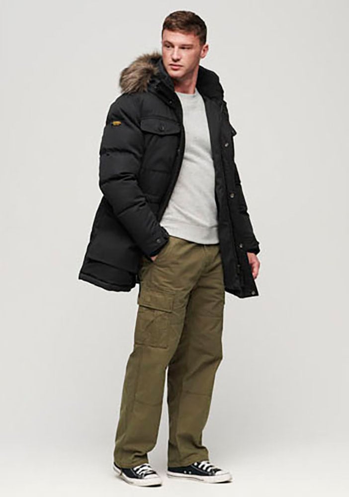 Superdry Steppjacke »CHINOOK FAUX FUR PARKA«