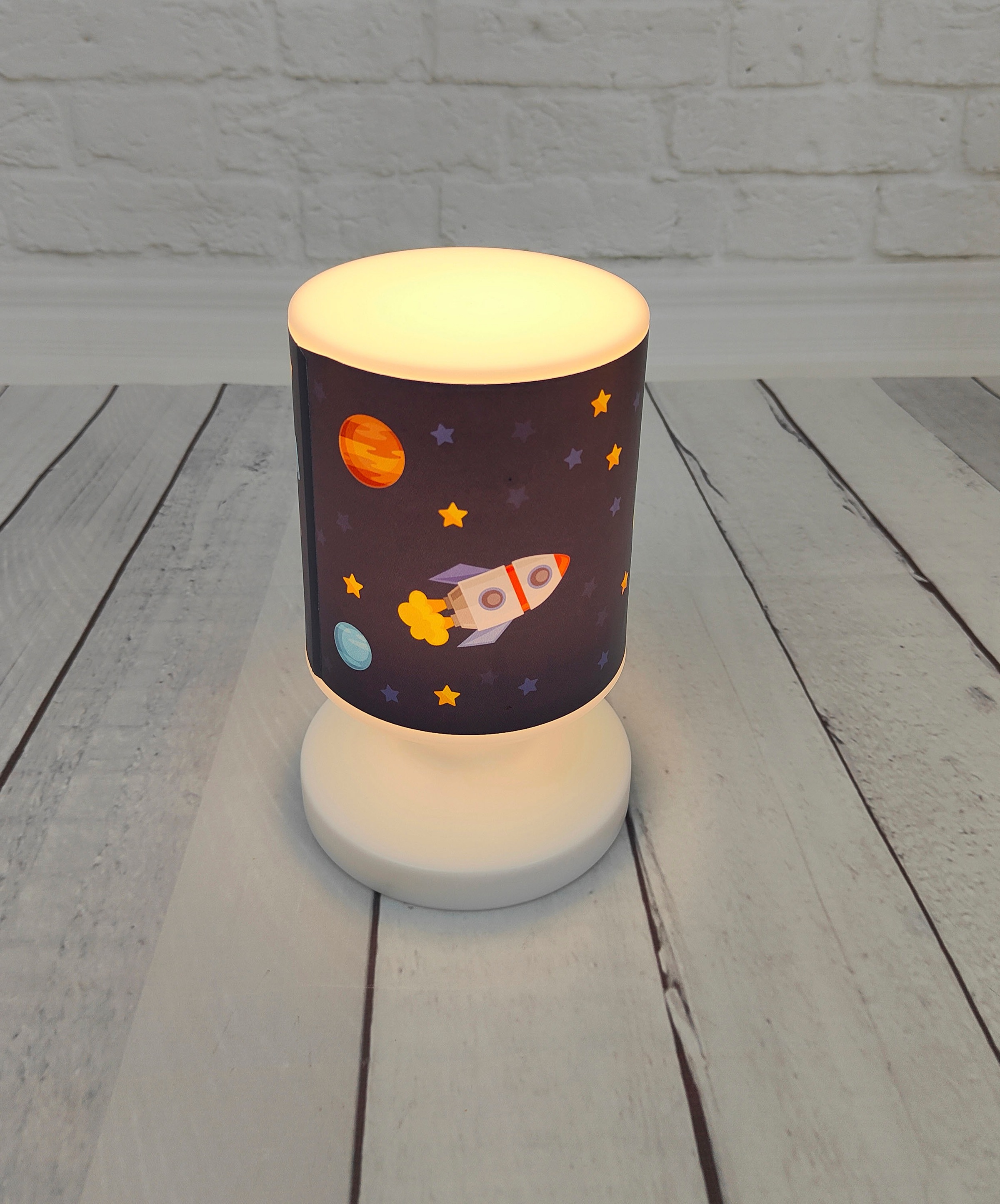 niermann LED Tischleuchte »Akku-Tischleuchte Weltall«, 1 flammig, Leuchtmittel LED-Modul | LED fest integriert, 1 x LED 1,5W