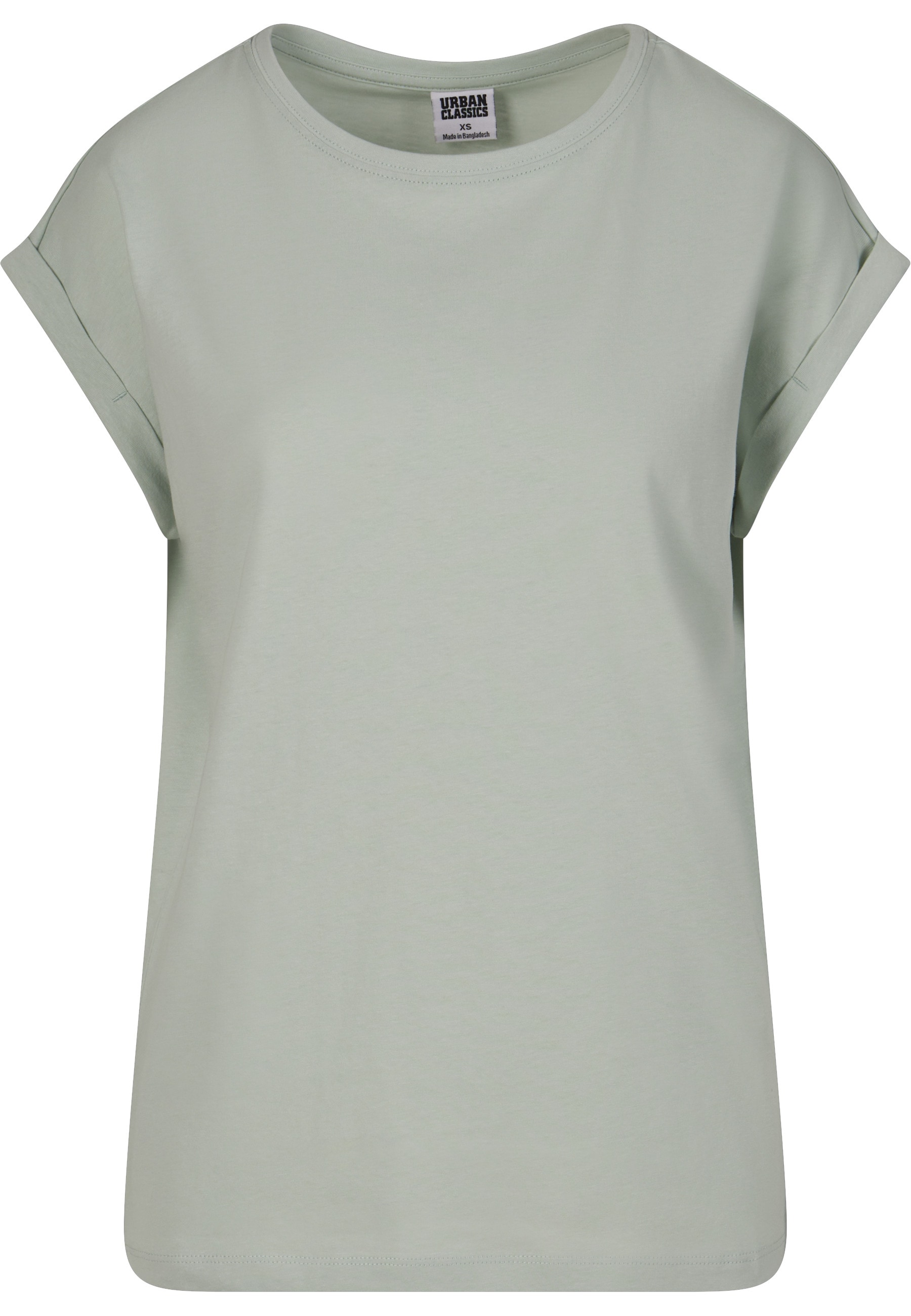URBAN CLASSICS Kurzarmshirt "Urban Classics Damen Ladies Extended Shoulder günstig online kaufen