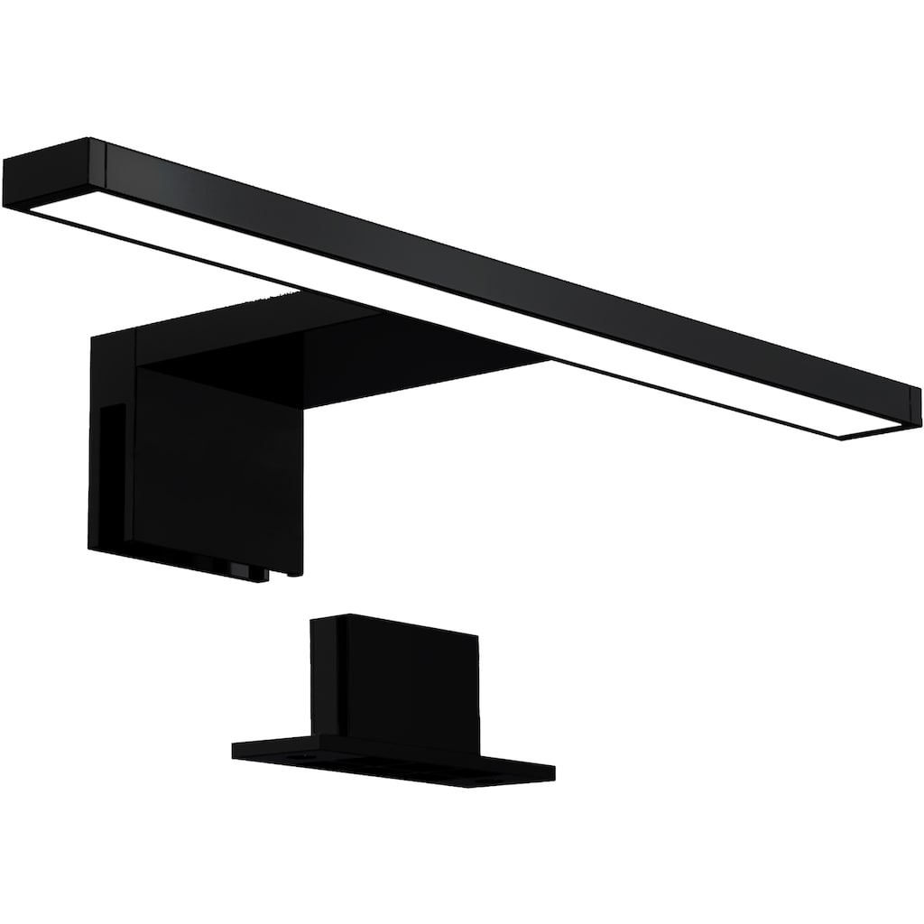 B.K.Licht Spiegelleuchte  incl. LED Platine, 5 Watt, 650 Lumen, 4.000 Kelvin, neutralweißes Licht, inkl. Aufbau- und Spiegelklemme, IP44, 30cm lang