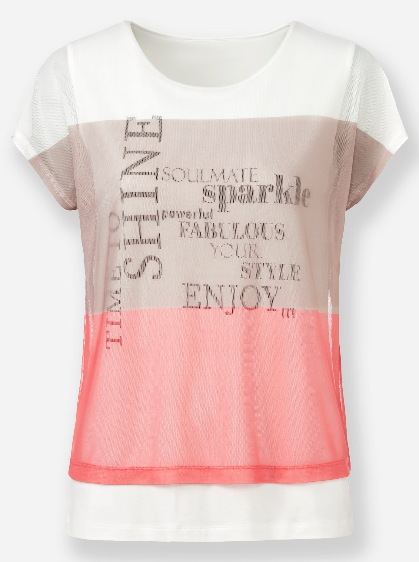 heine T-Shirt »Druck-Shirt«, (1 tlg.)