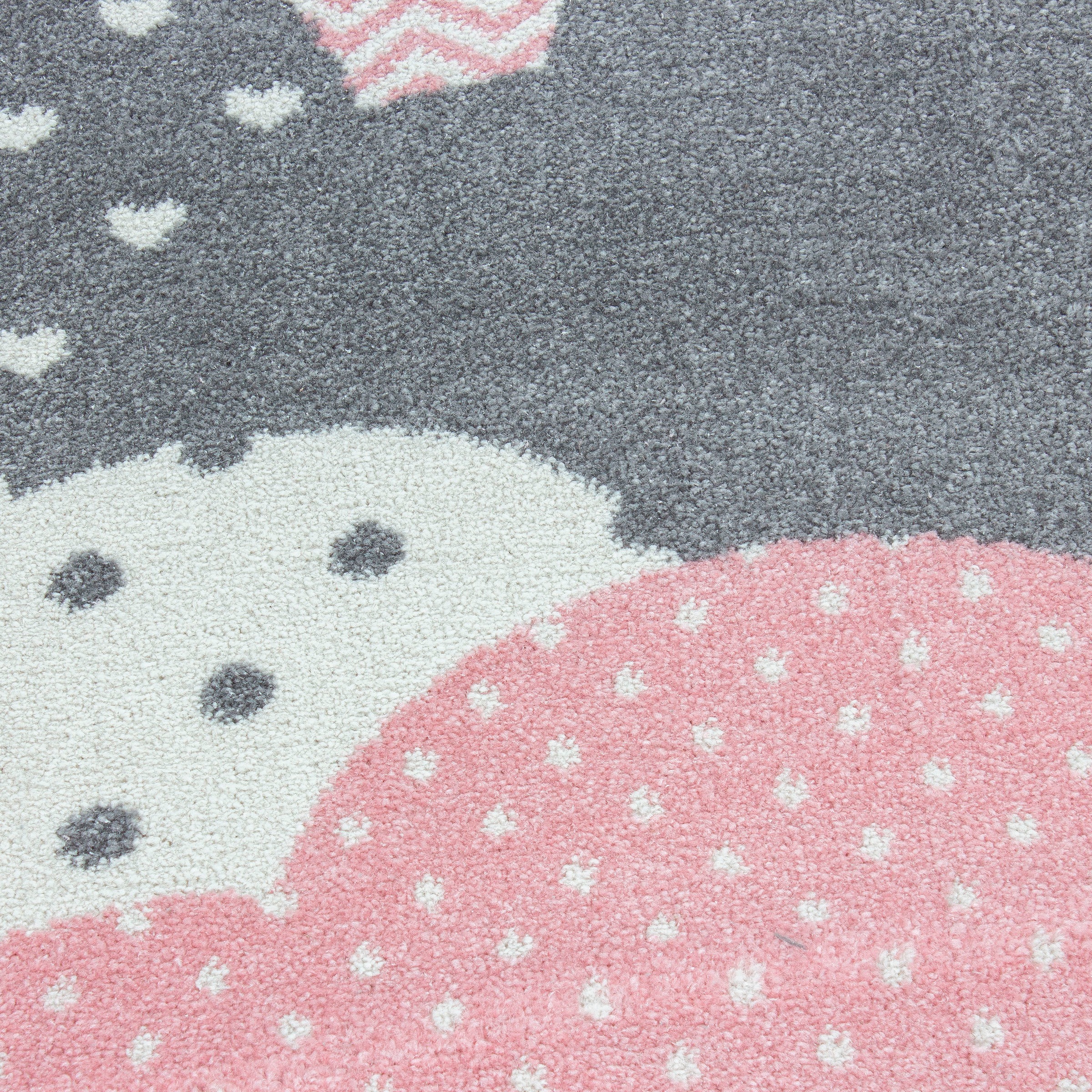 Ayyildiz Teppiche Kinderteppich »Bambi 820«, rund, 11 mm Höhe, auch in rechteckig, Wolken Motiv, Kurzflor