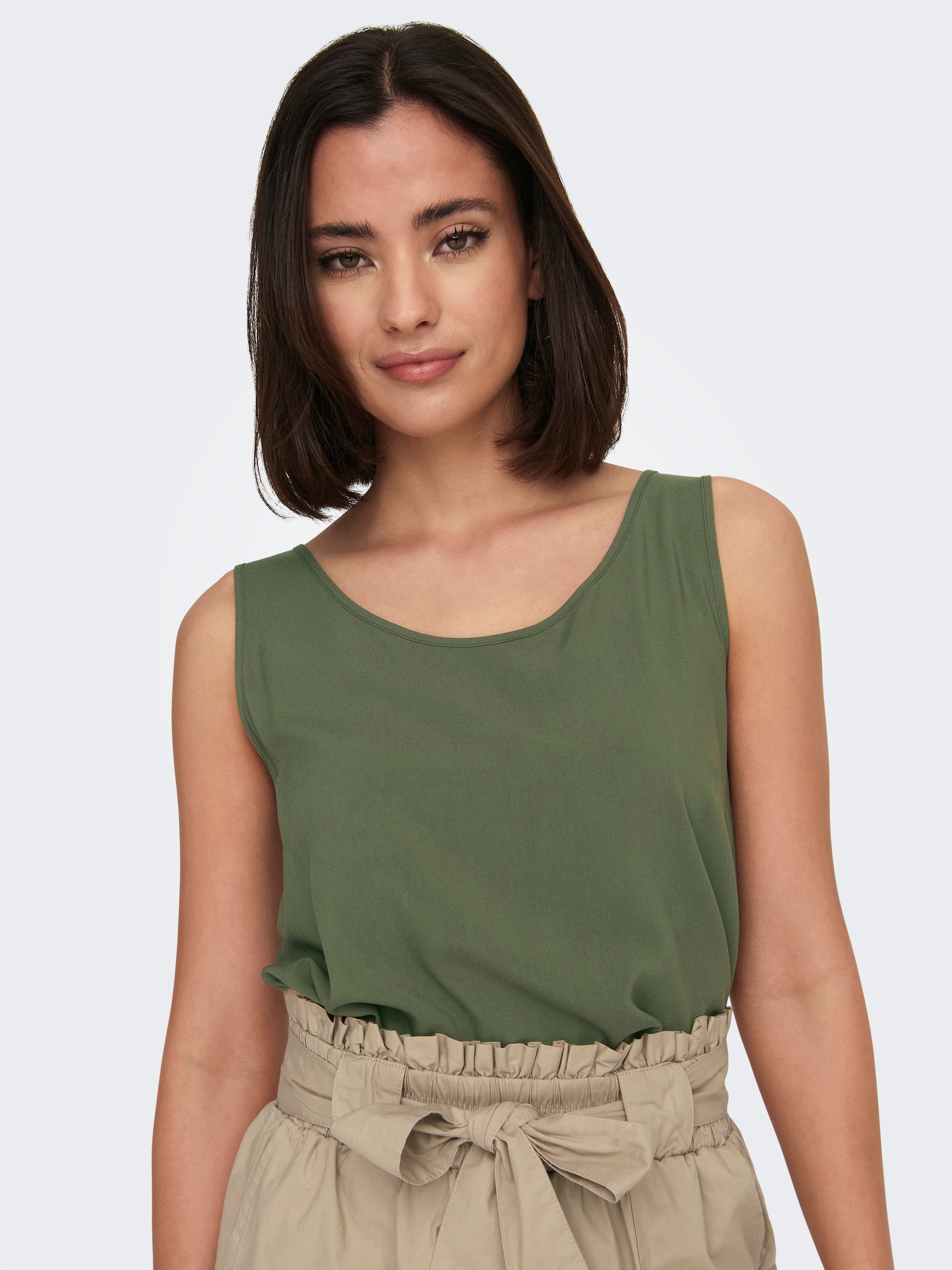ONLY Blusenshirt »ONLNOVA LIFE VIS S/L TOP SOLID«