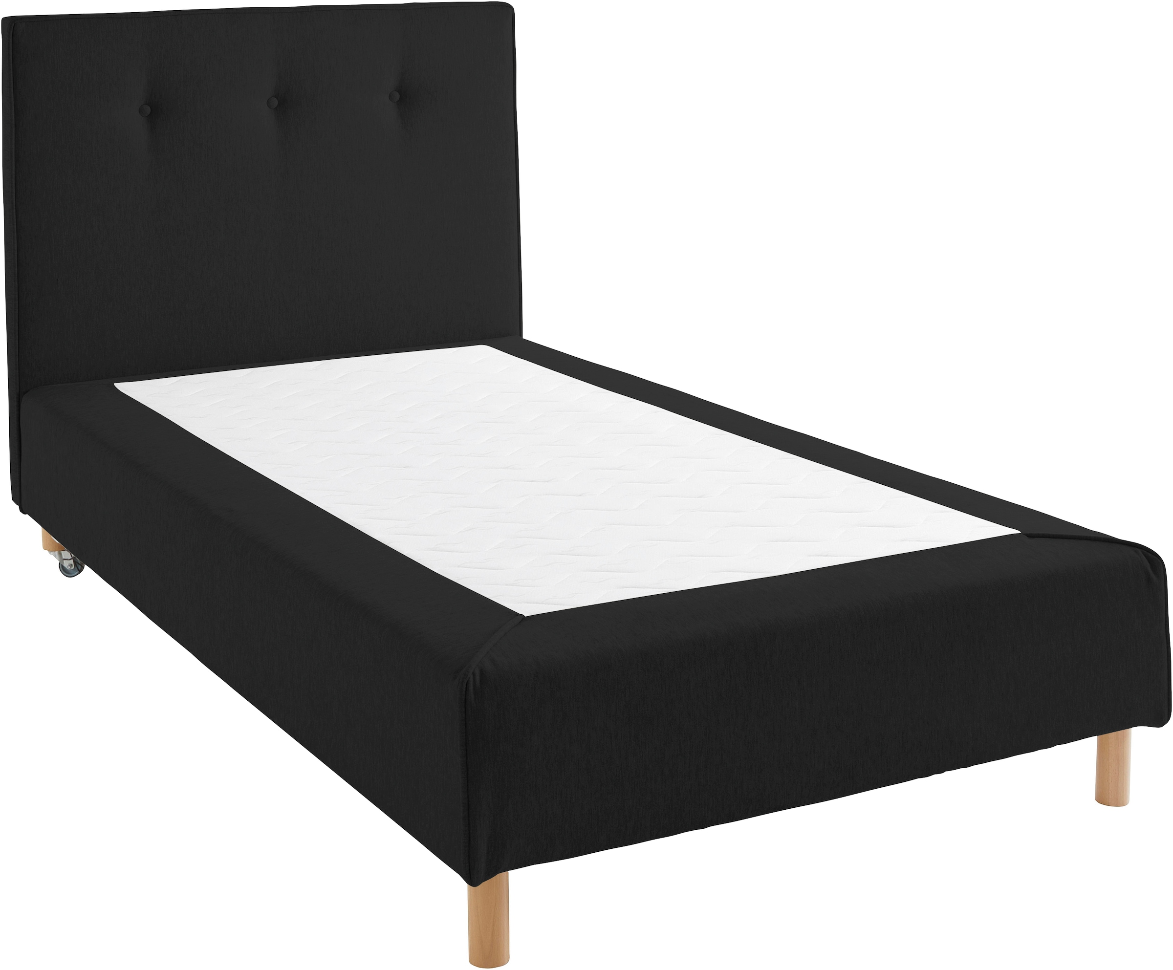 Home affaire Boxspringbett »Heimatblick 100x200cm beliebig erweiterbar zu Doppel- und Familienbett«, Einzelbett, Hotelbett erhältlich in H2,H3 & H4