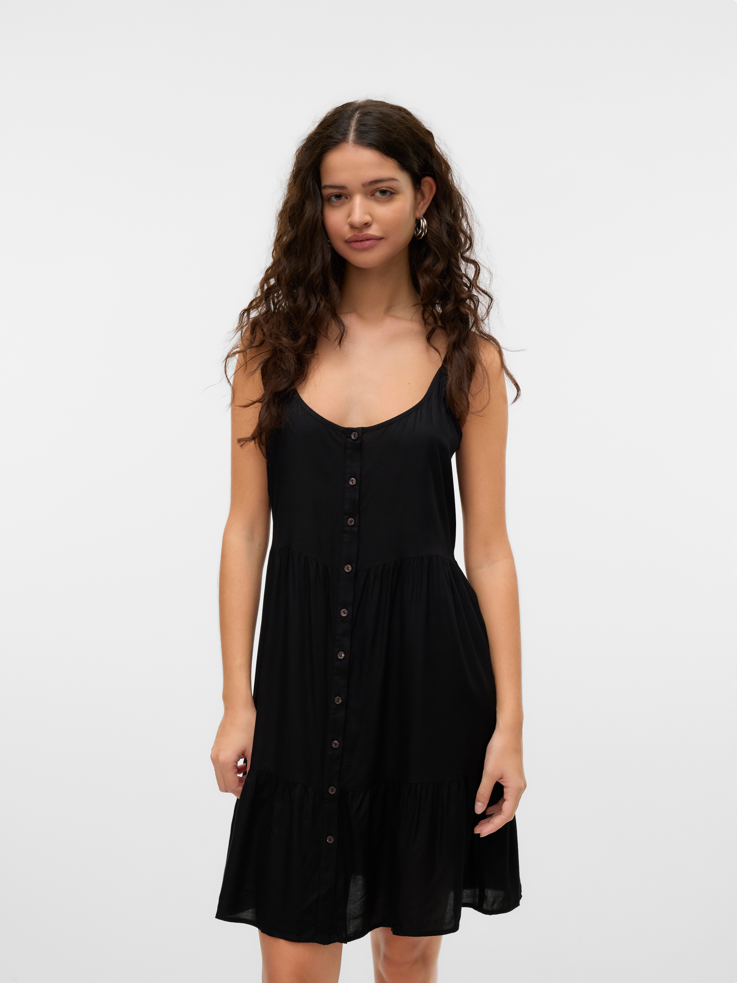 Vero Moda Trägerkleid »VMBUMPY SHORT SINGLET DRESS WVN GA NOOS«