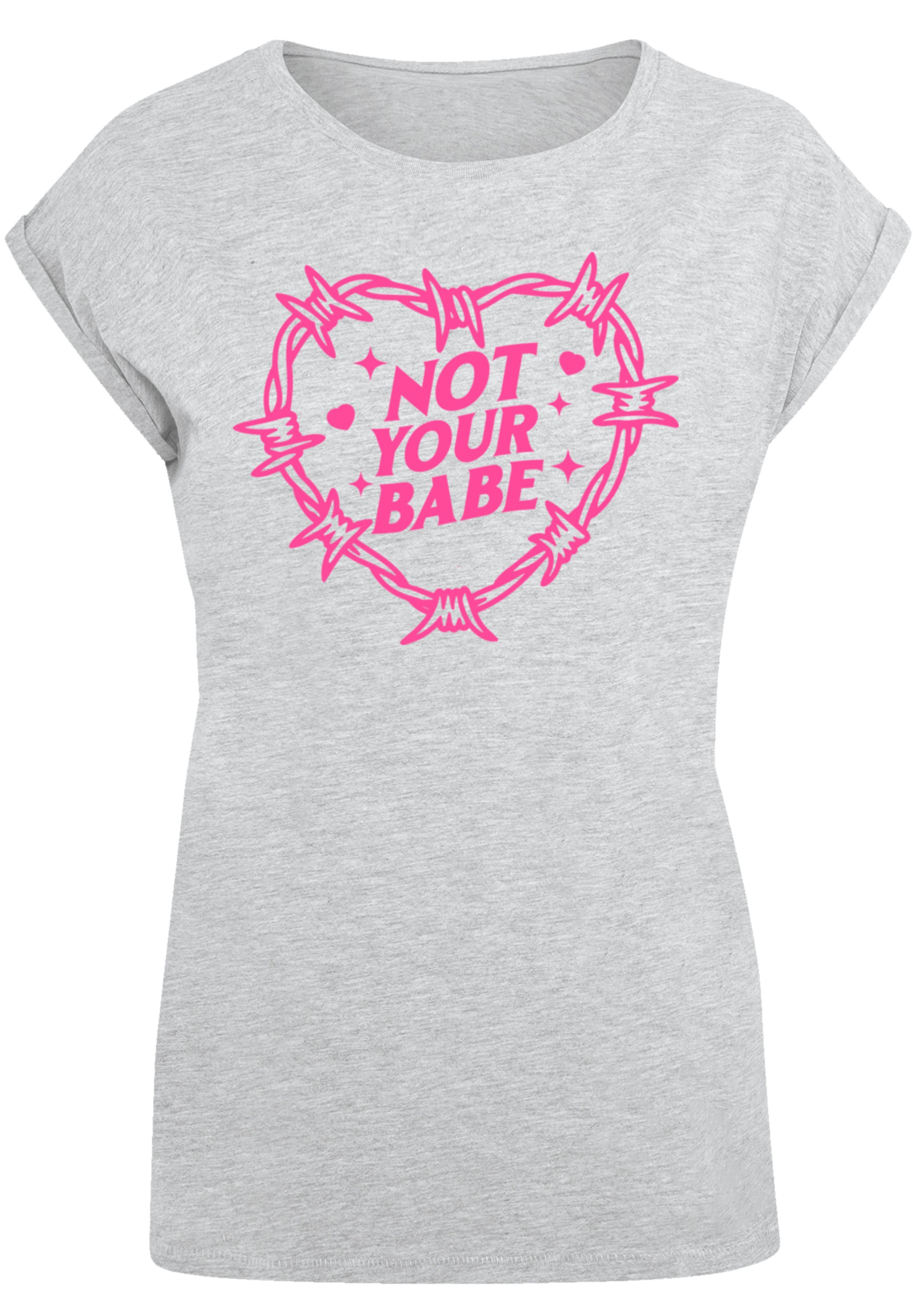 F4NT4STIC T-Shirt "Unabhängige Frau Not Your Babe Frauentag", Premium Quali günstig online kaufen
