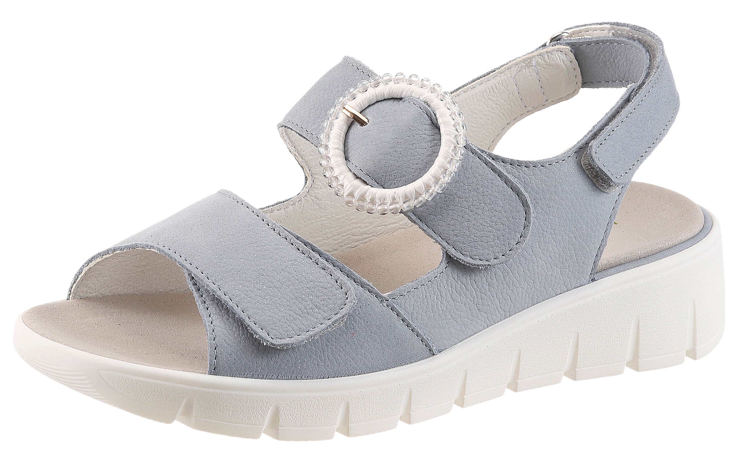 Waldläufer Sandale »K-ADEA«  Sommerschuh, Keilsandalette mit Klettverschlüssen, K-Weite