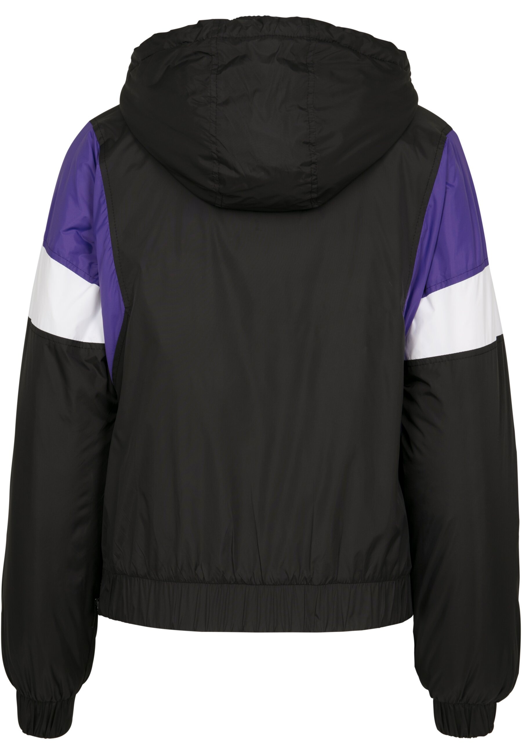 URBAN CLASSICS Allwetterjacke »Urban Classics Damen Ladies 3-Tone Padded Pull Over Jacket«, (1 St.), mit Kapuze