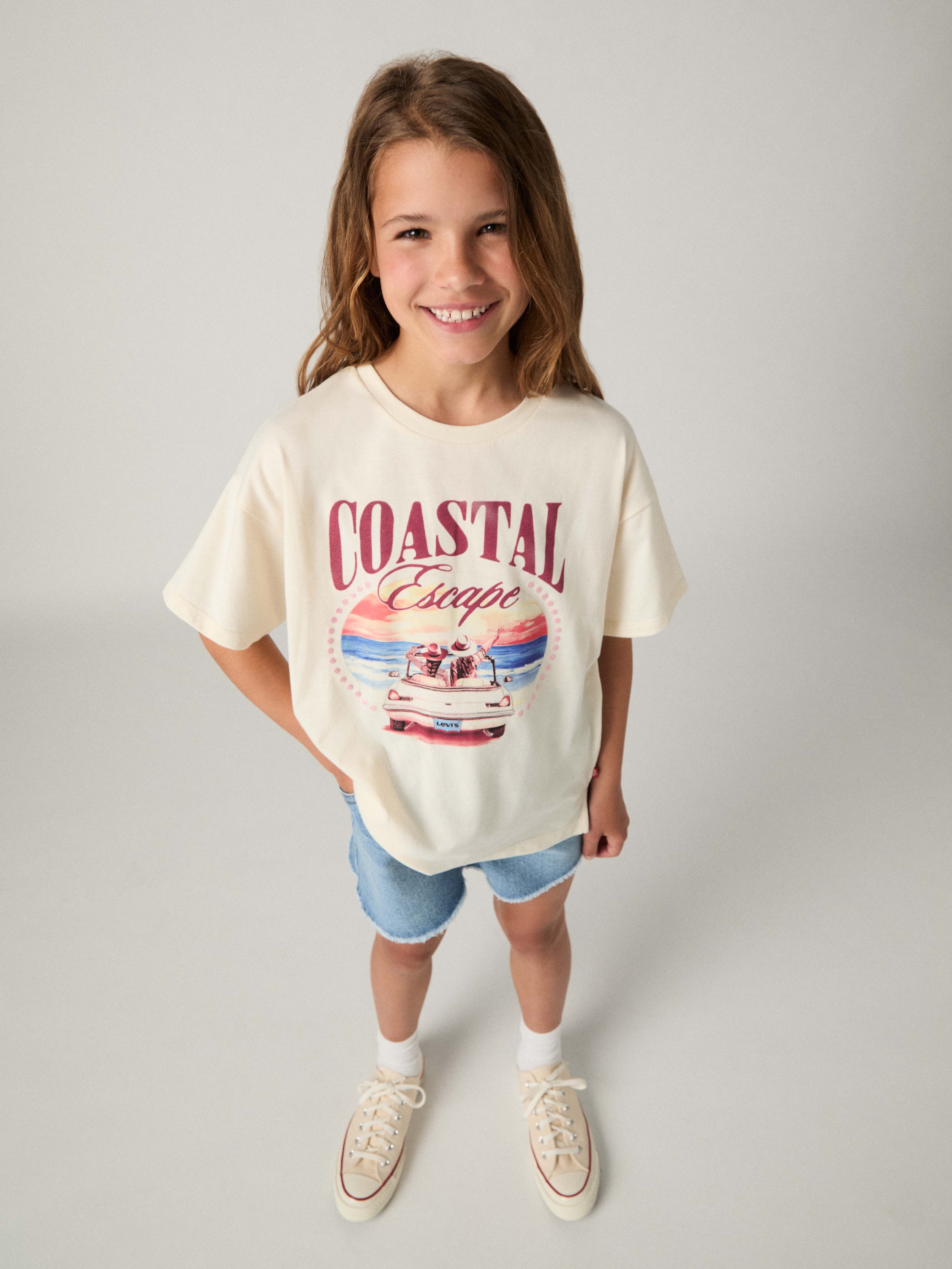 Levi's® Kids T-Shirt »LVG COASTAL GIRLS SS TEE« for Girls, mit Print