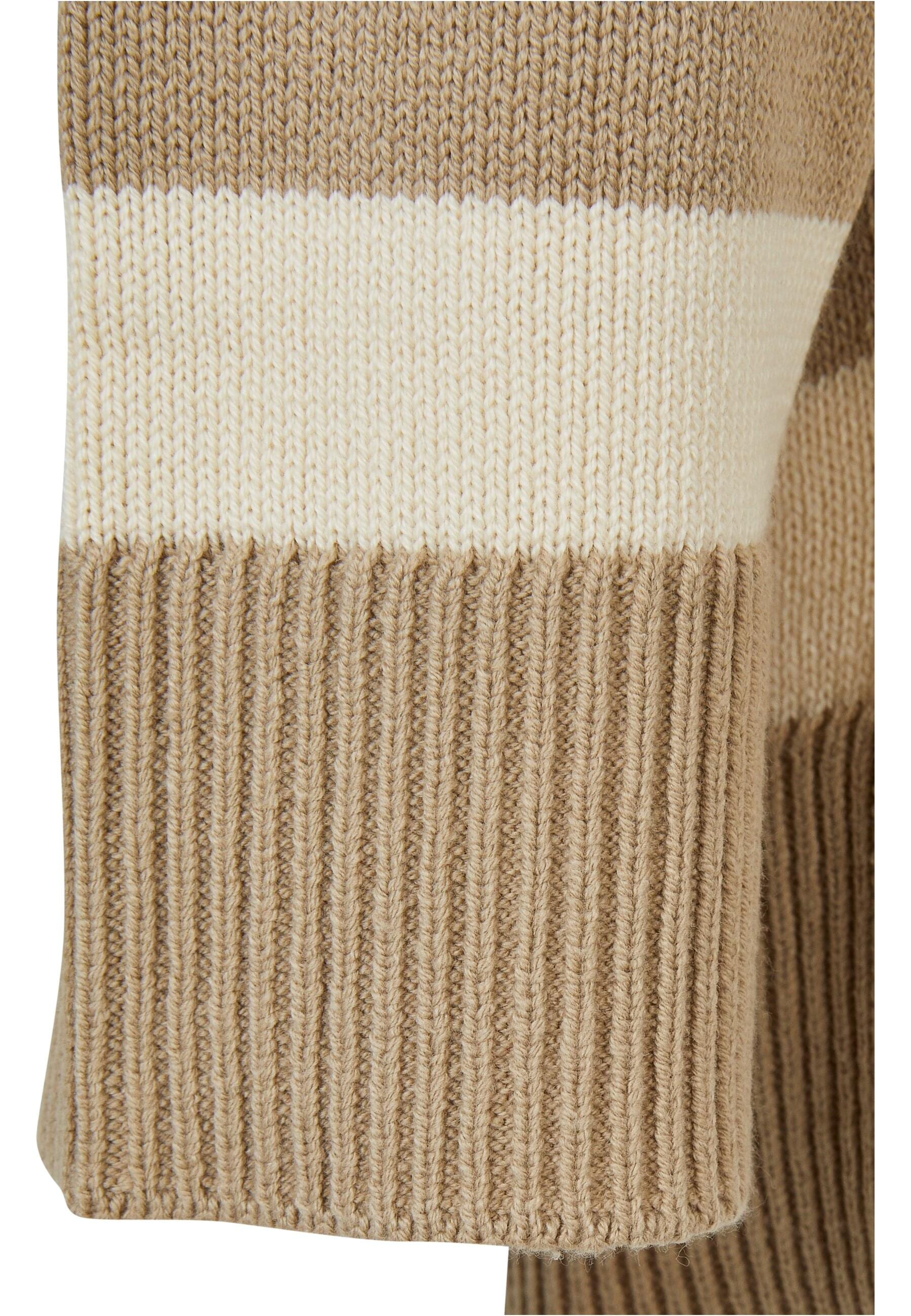 URBAN CLASSICS Rundhalspullover »Urban Classics Damen Ladies Striped Knit Crew Sweater«, (1 tlg.)
