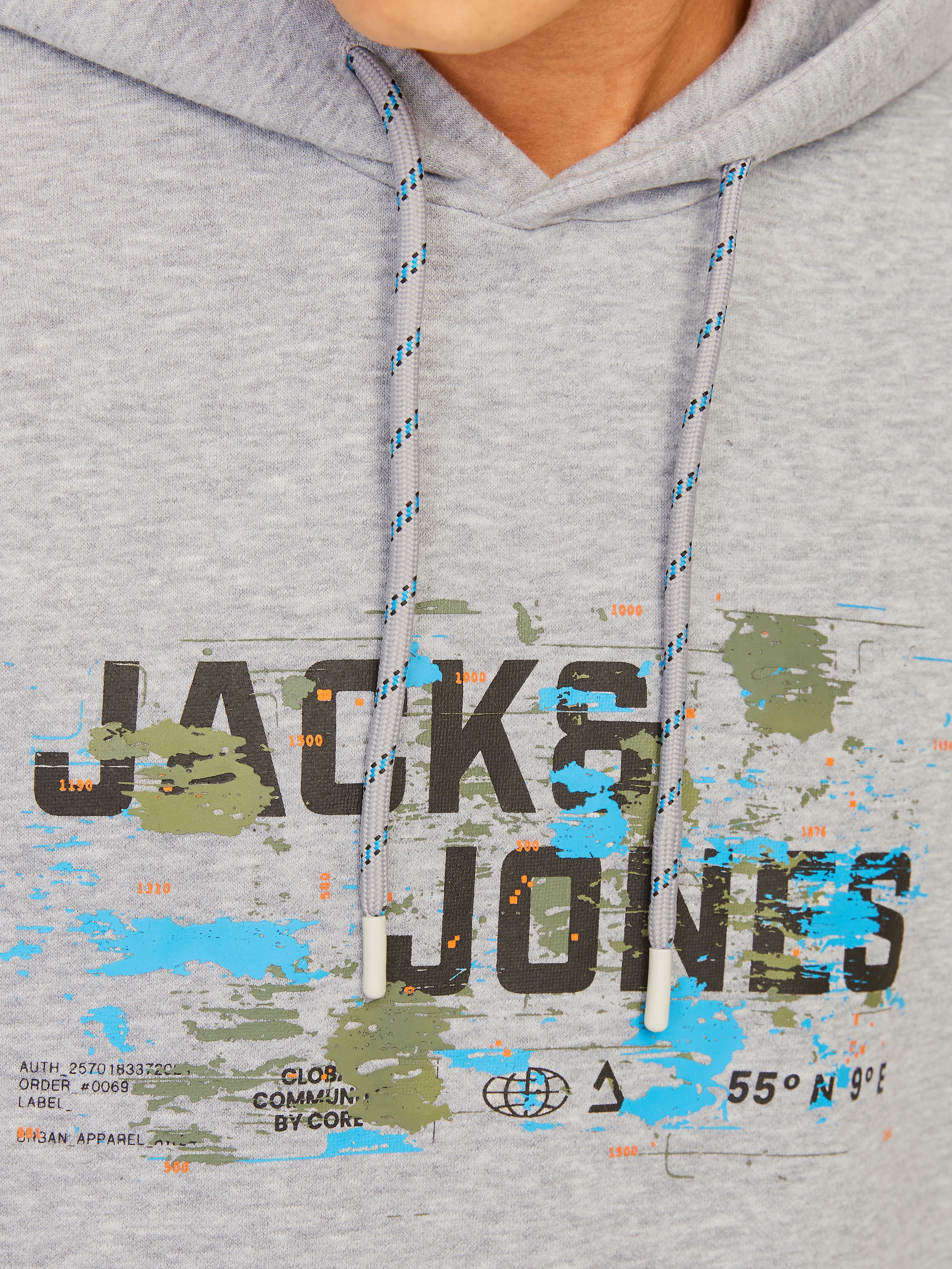 Jack & Jones Kapuzensweatshirt »JCOOUTDOOR LOGO SWEAT HOOD SN«
