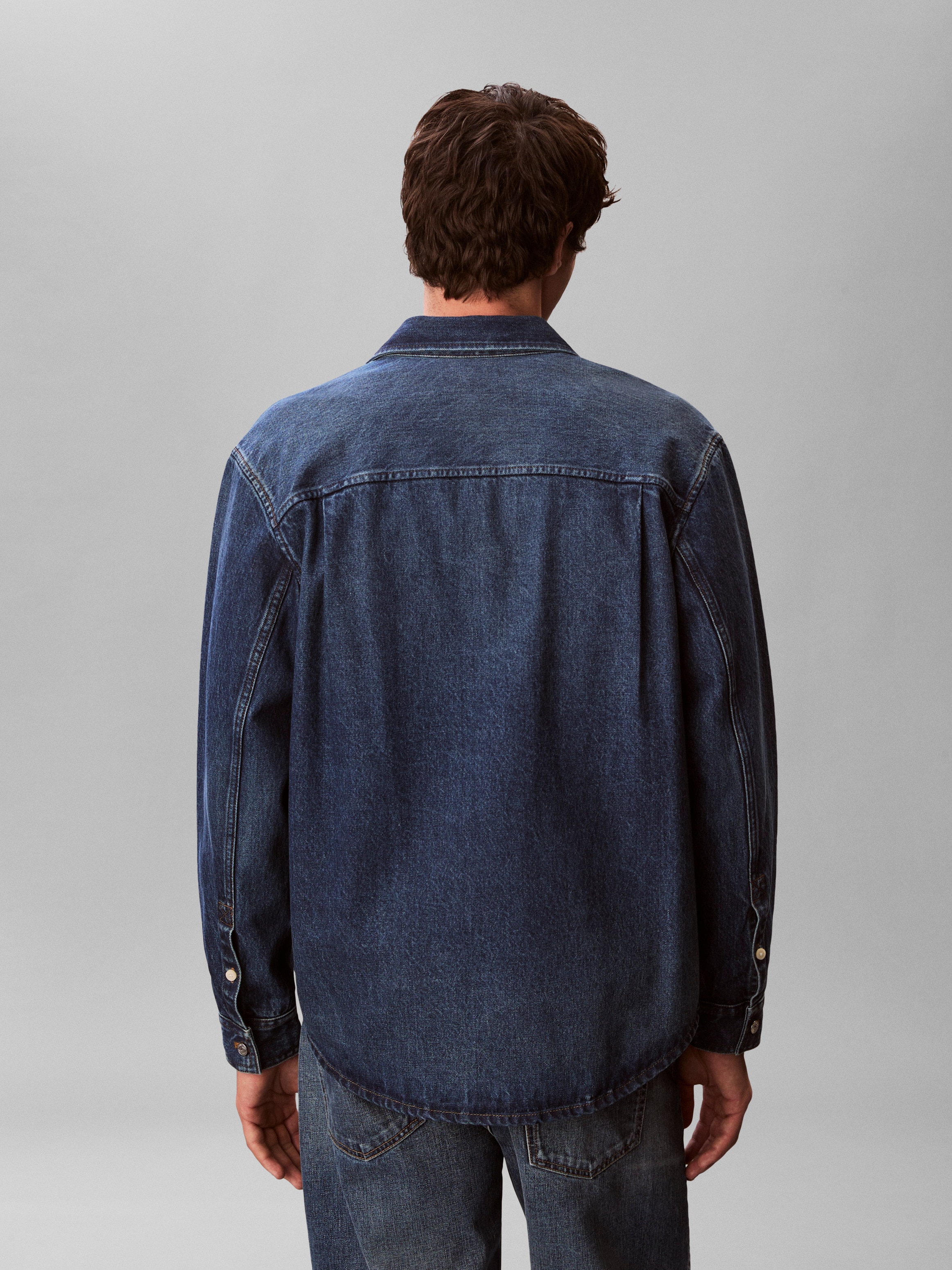 Calvin Klein Jeans Jeanshemd »90S HORIZON OVERSHIRT« Regular fit mit aufgesetzten Brusttaschen
