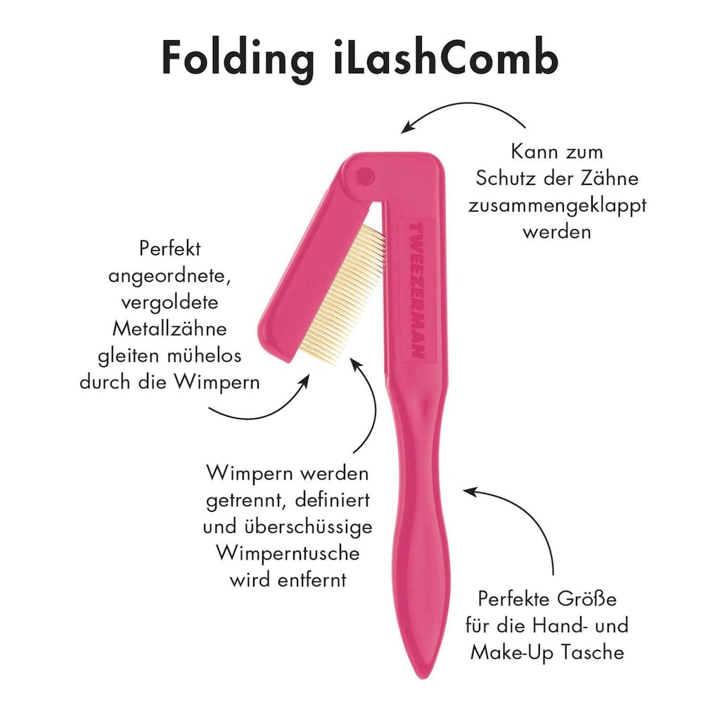 TWEEZERMAN Wimpernkamm »Folding ilashcomb«