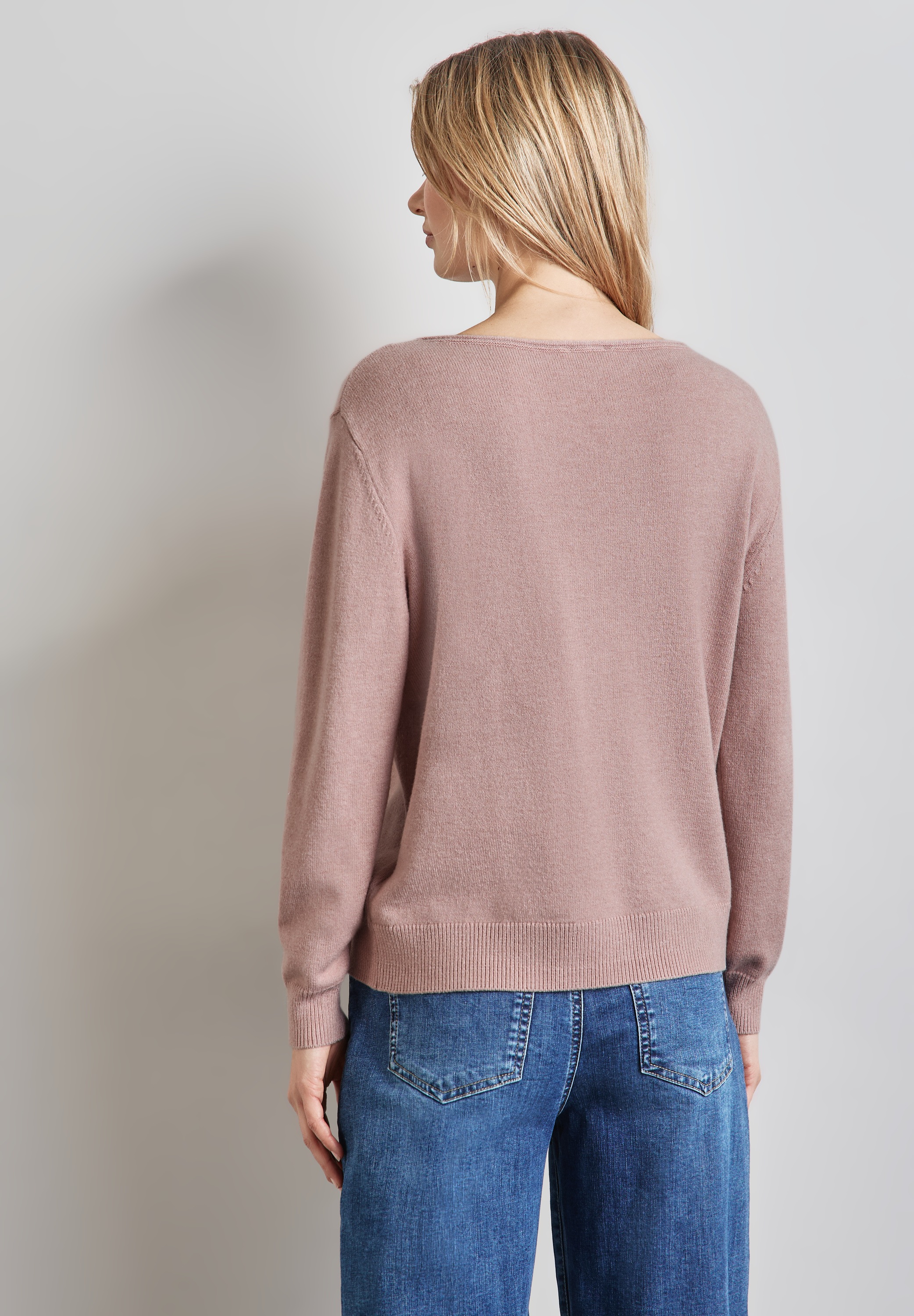 STREET ONE Strickpullover, mit U-Boot-Ausschnitt