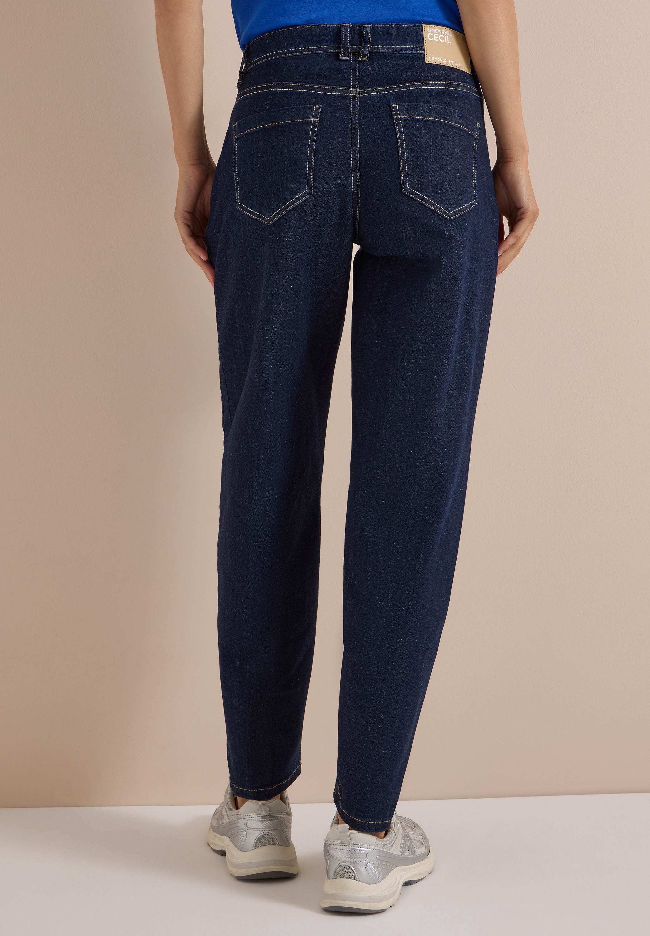 Cecil Loose-fit-Jeans High Waist
