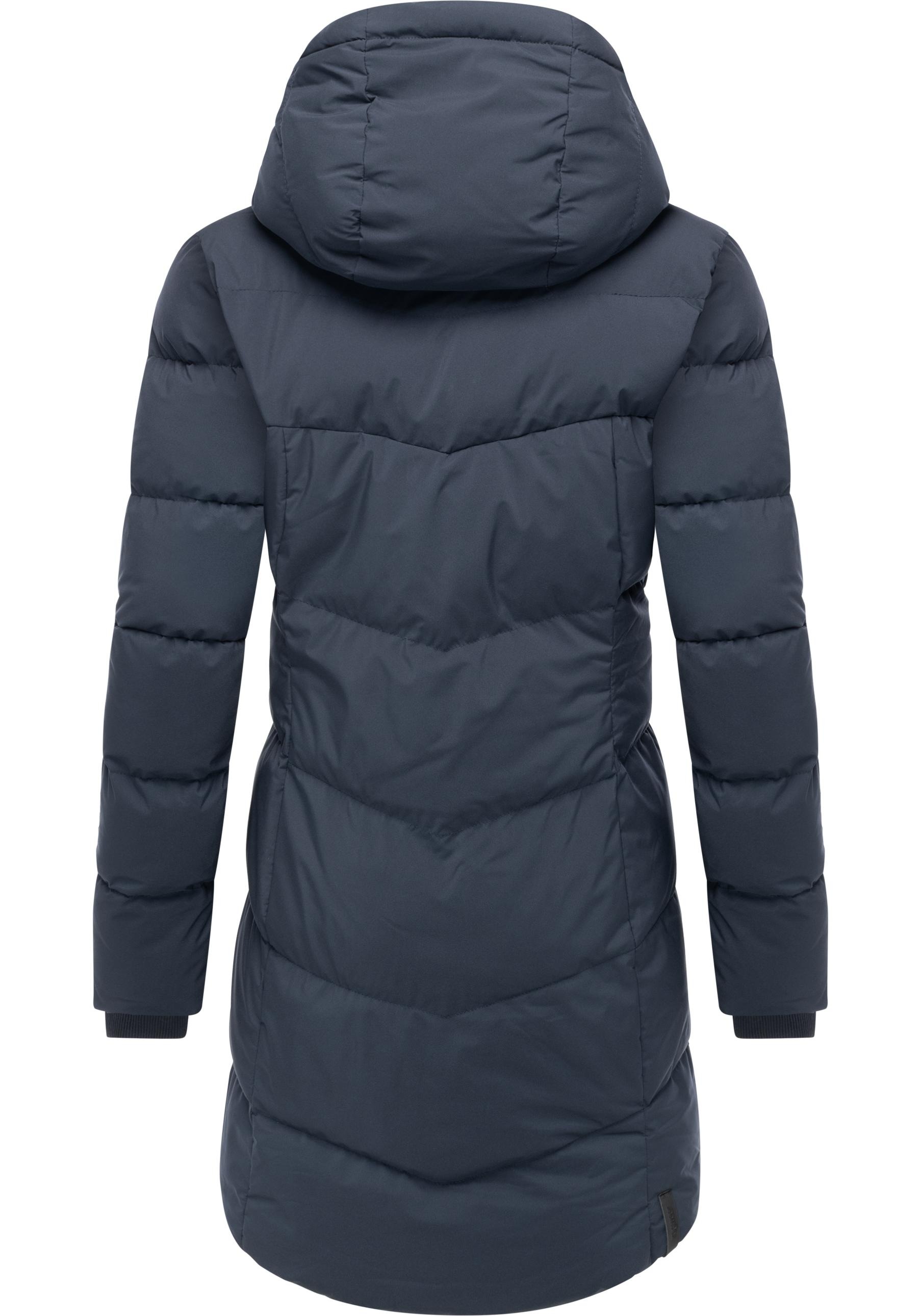 Ragwear Wintermantel »Pavla Soft YOUMODO«, Wasserdichter Steppmantel mit Fleecekragen