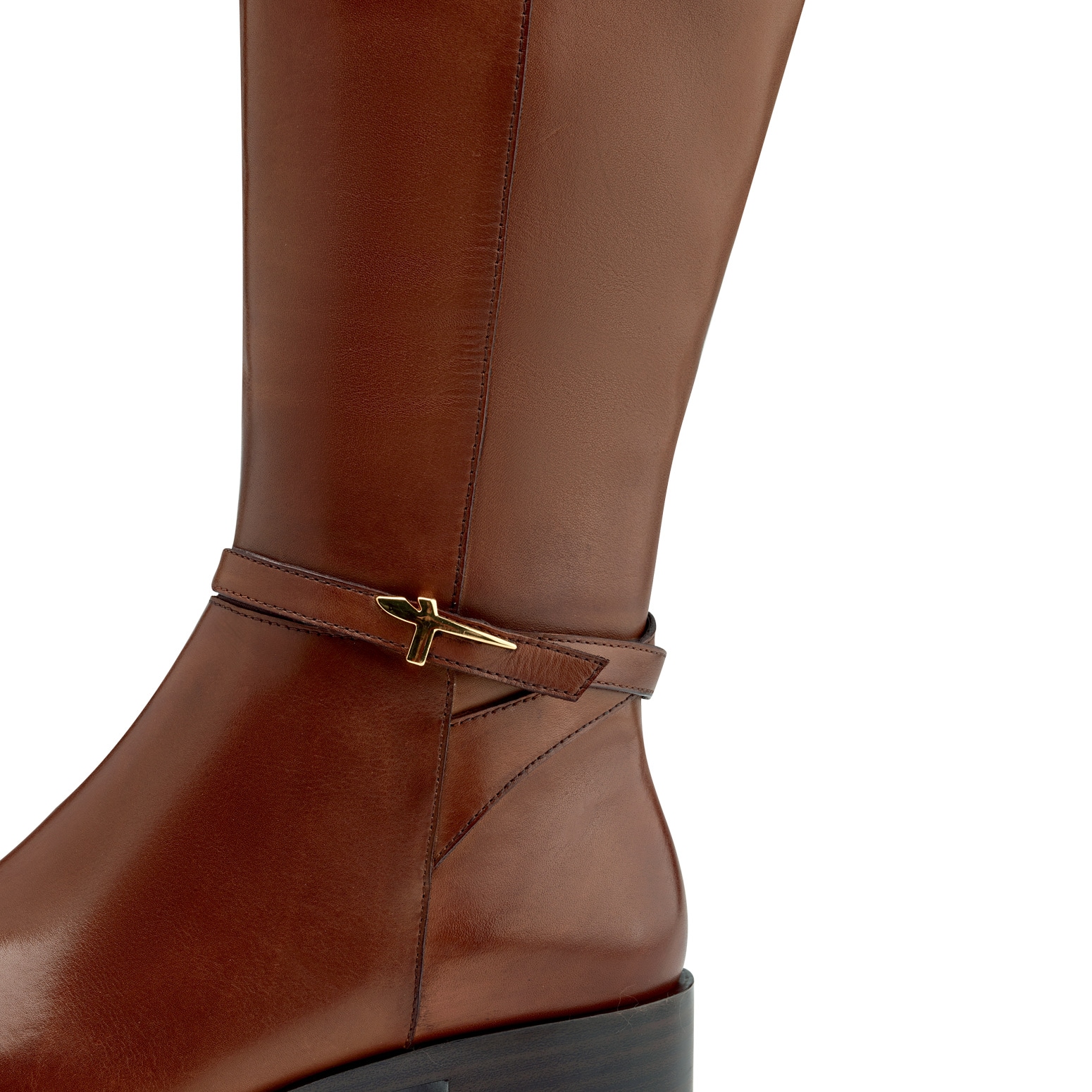 Tamaris Stiefel  Blockabsatz, Langschaftstiefel mit T-Logoelement