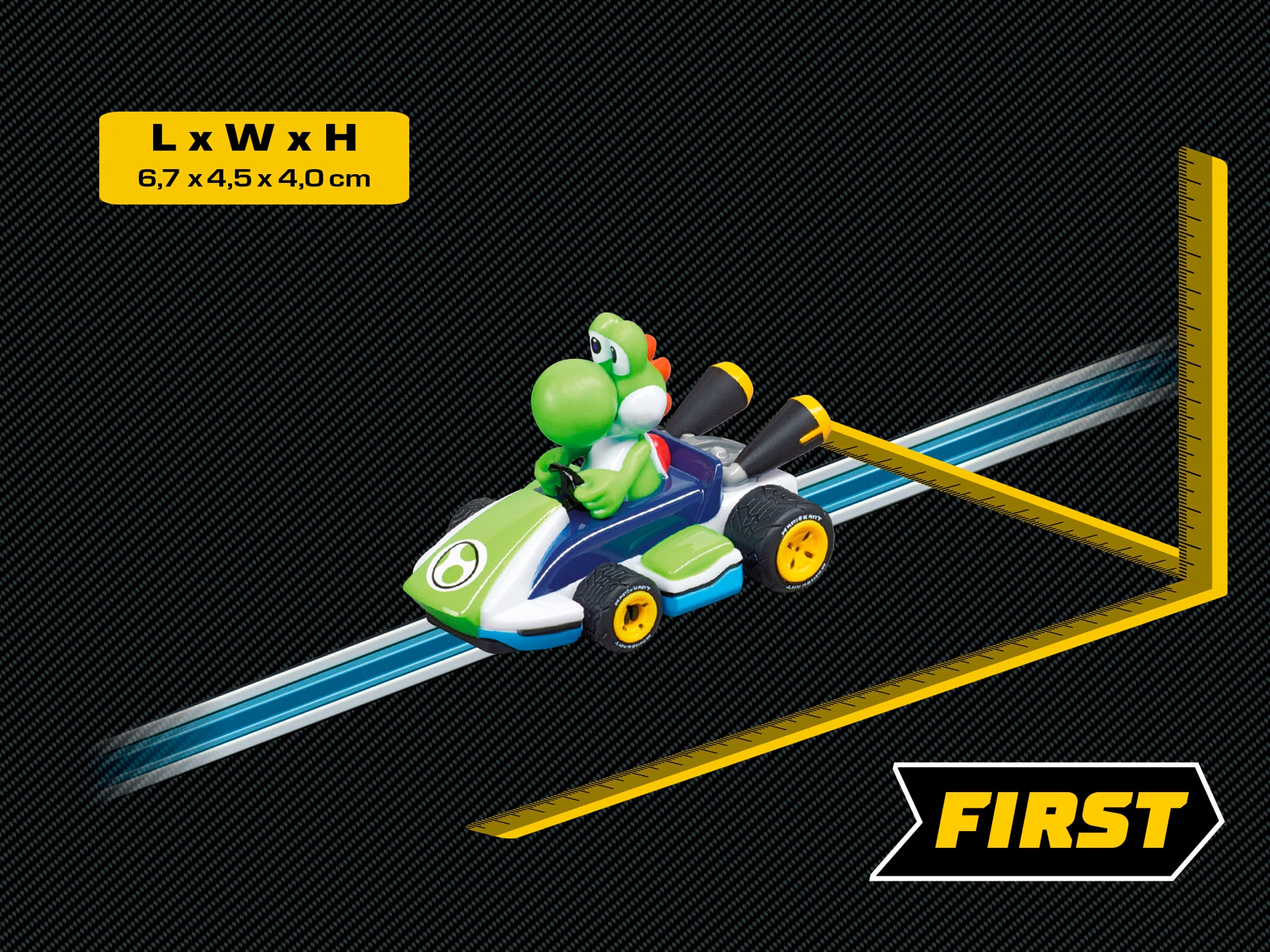 Carrera® Rennbahn-Auto »Mario Kart™ - Yoshi«