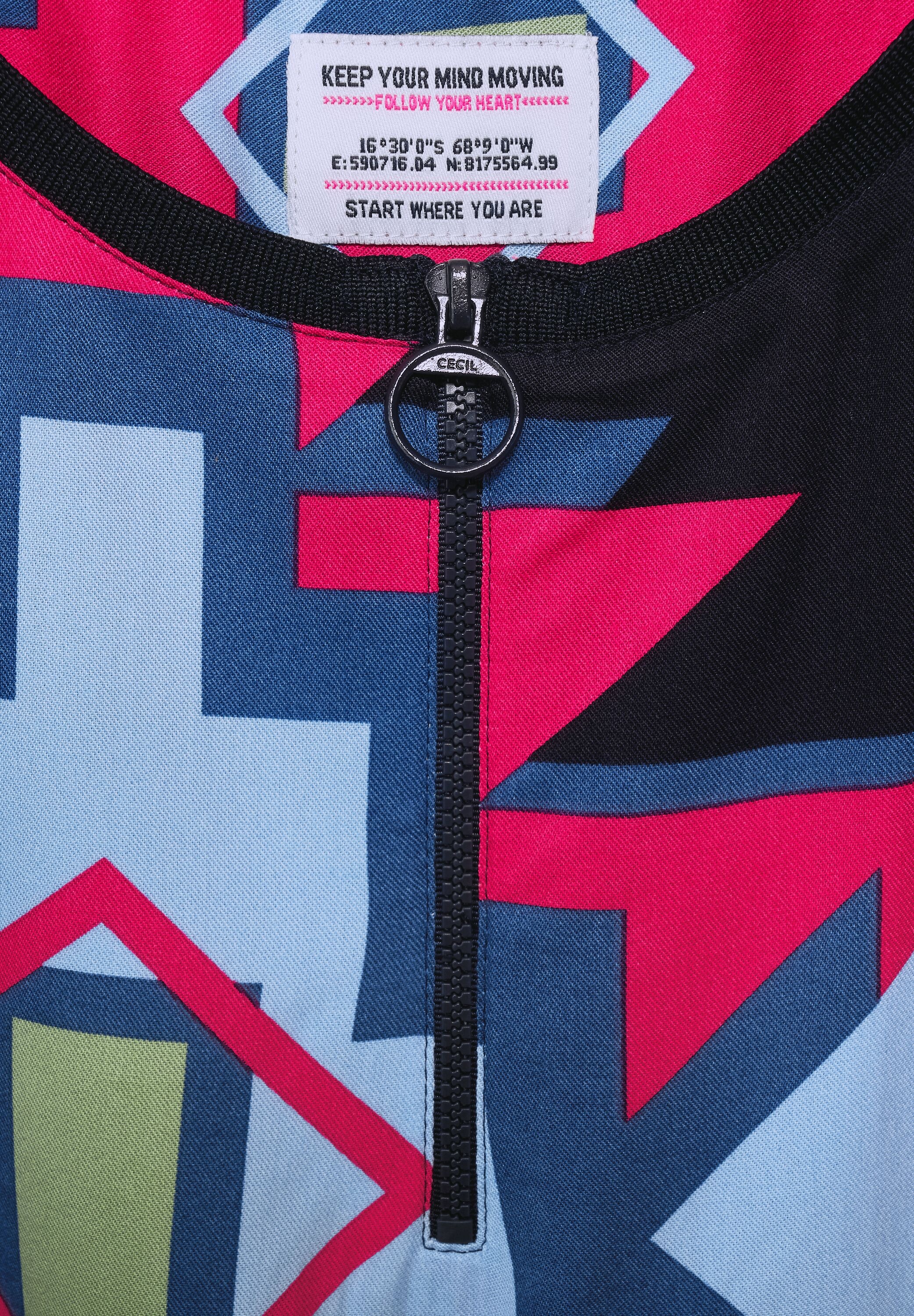 Cecil Shirtkleid, mit Reißverschluss-Detail kaufen | BAUR | Sommerkleider