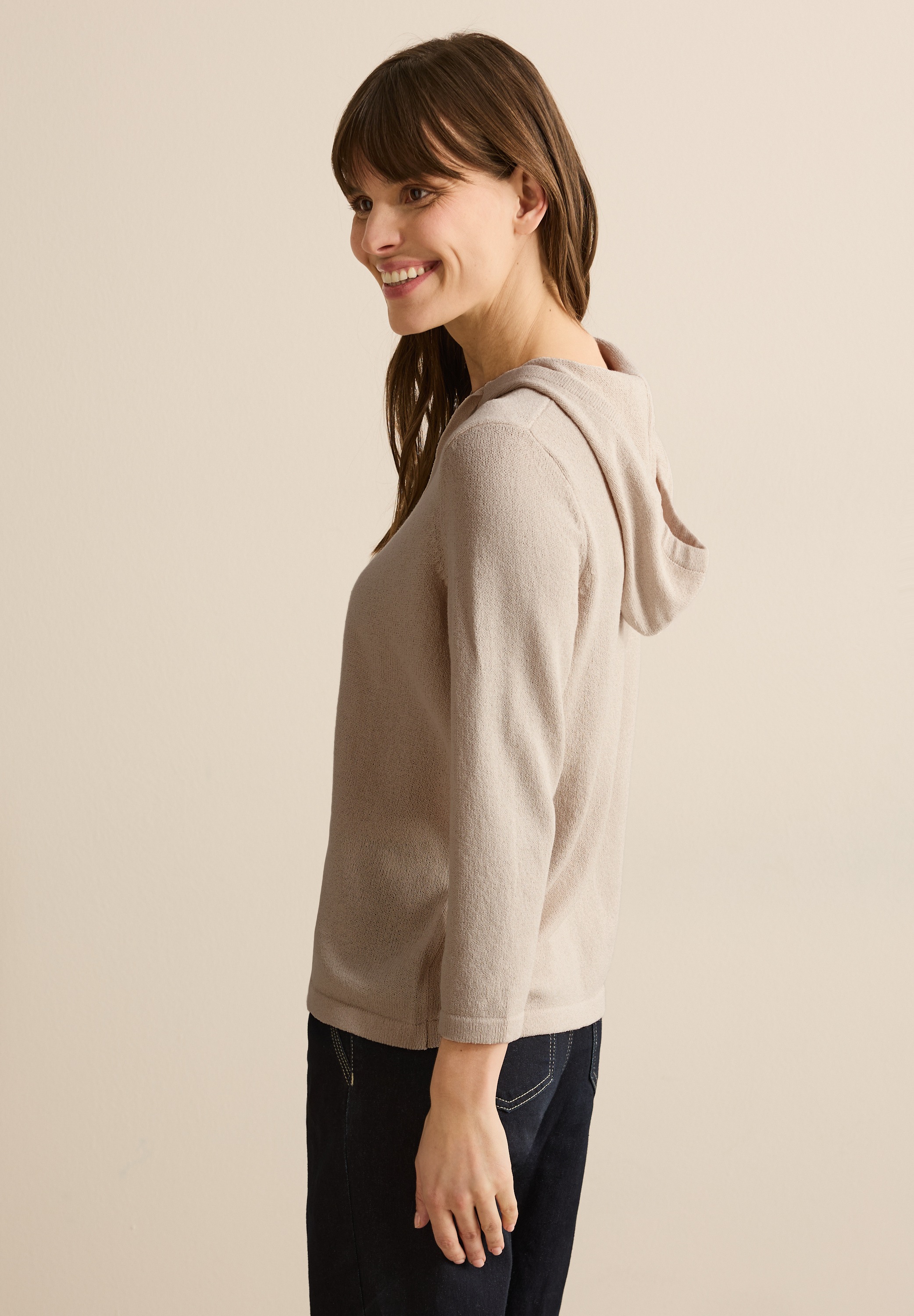 Cecil Strickpullover, mit 3/4 Ärmeln