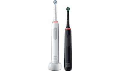 Oral B Elektrische Zahnbürste »Pro 3 3900«, 2 St. Aufsteckbürsten, mit 2. Handstück kaufen