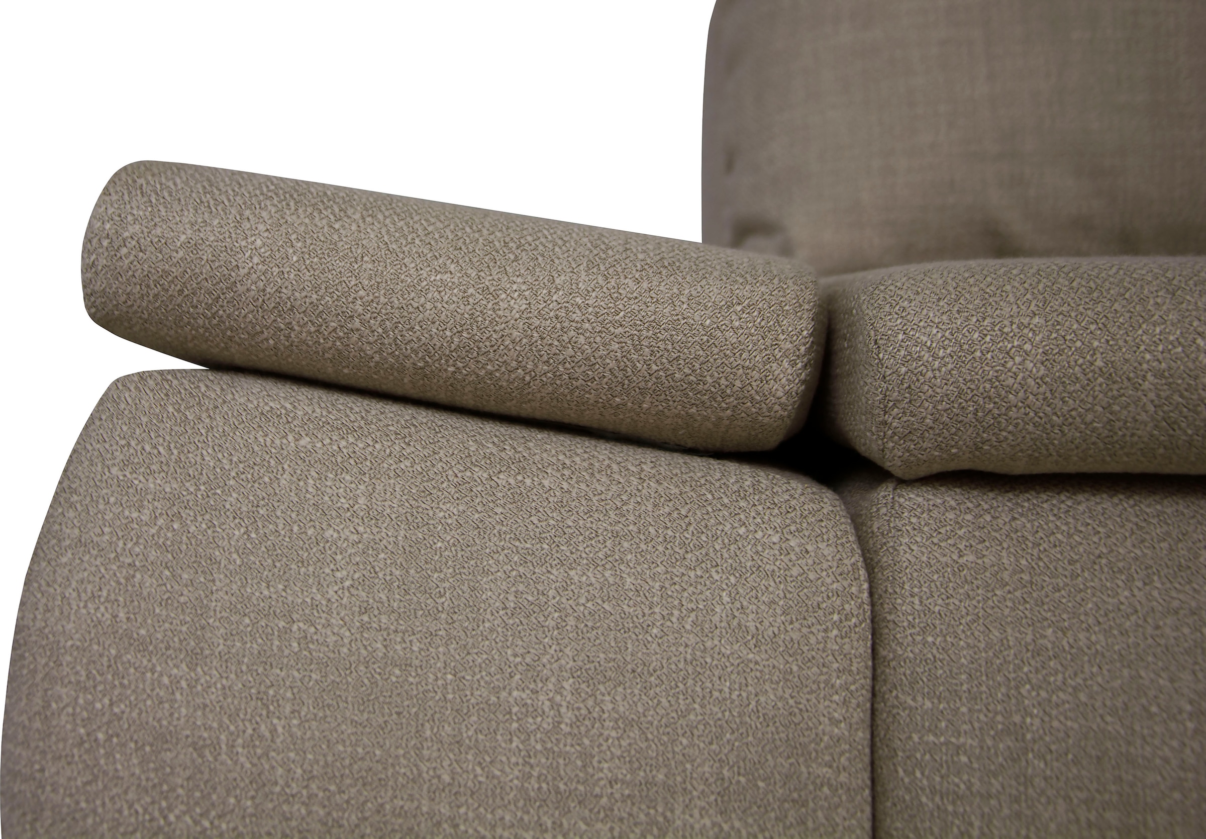 Home affaire Ecksofa »Acra L-Form«, mit Bettfunktion und Bettkasten, in Mattenoptik