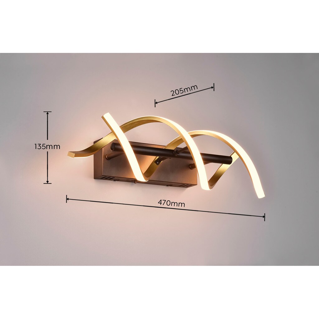 TRIO Leuchten LED Wandleuchte »Sequence«, 1 flammig-flammig