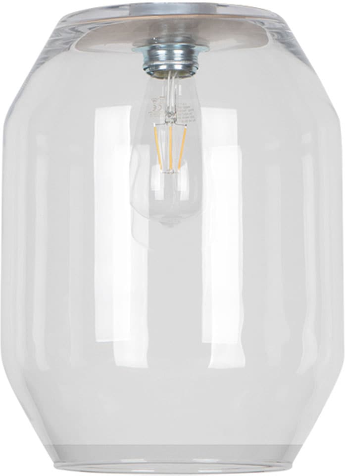 BRITOP LIGHTING Pendelleuchte »VASO«, 1 flammig, Leuchtmittel E27 | ohne Leuchtmittel, Hochwertiger Glasschirm, Transparent, Made in Europe