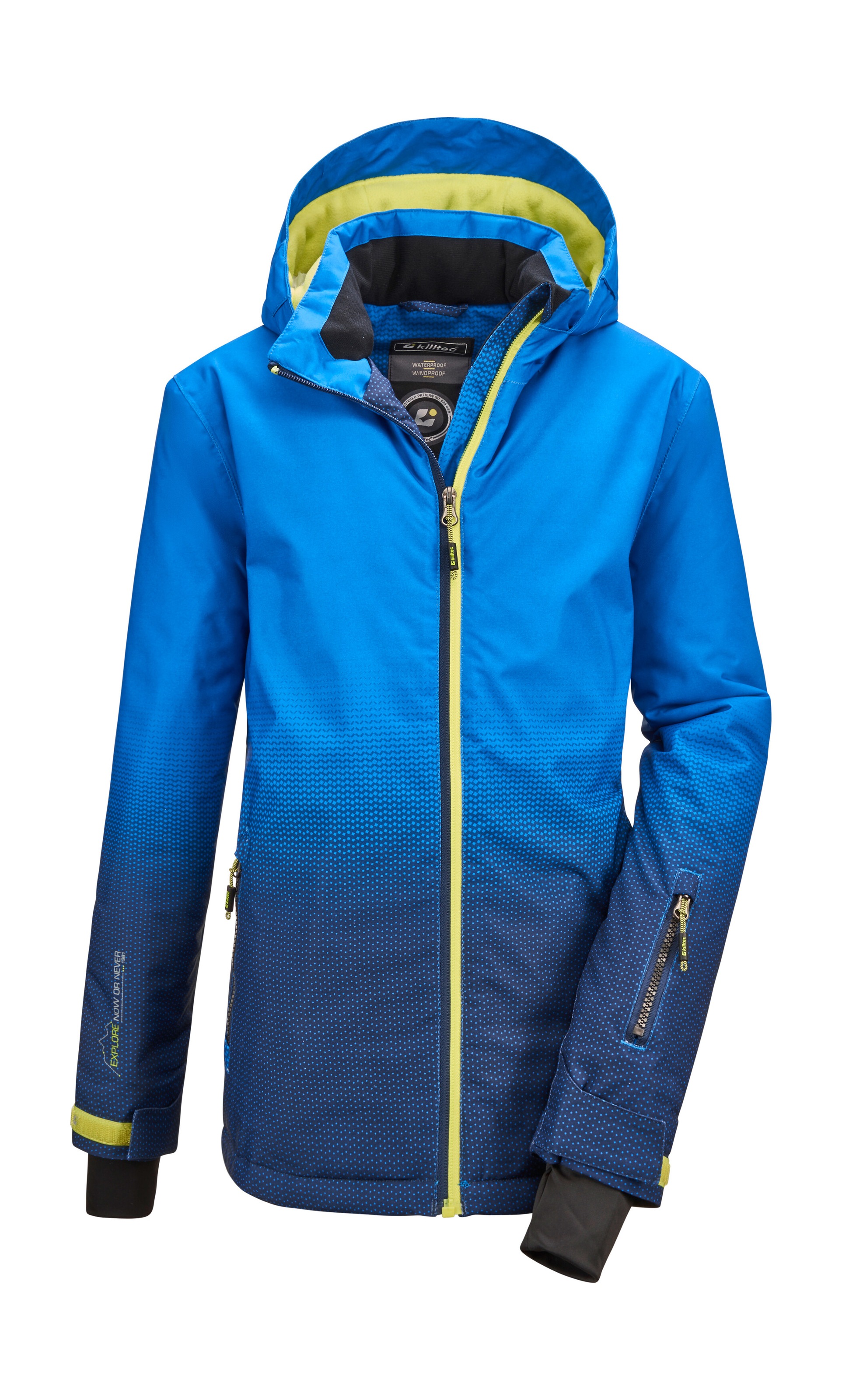Killtec Outdoorjacke "Lynge BYS JCKT E" Wasserdichte Funktionsjacke mit Schneefang und coolem Design