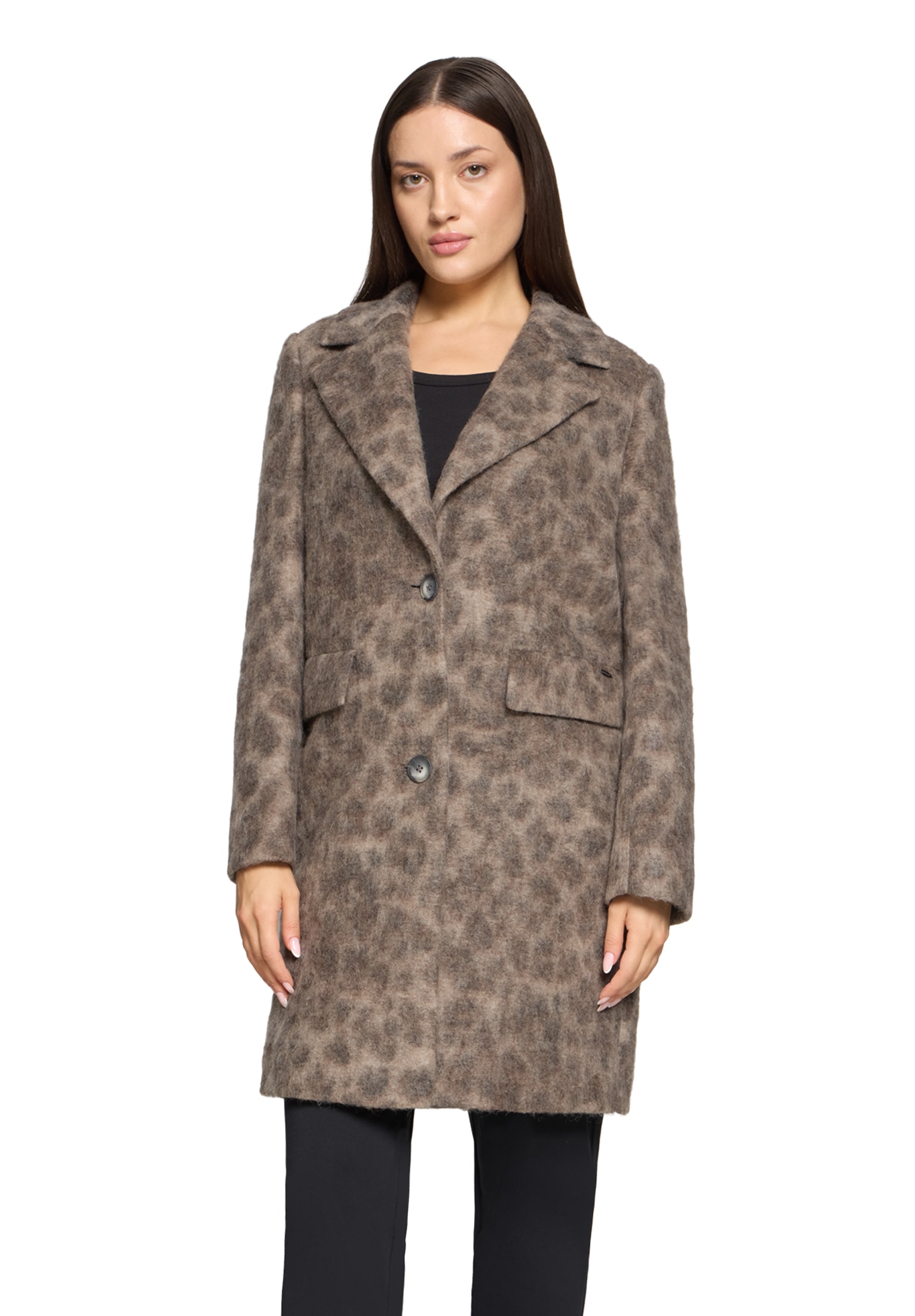 Betty&Co Wintermantel "Damen Wintermantel mit Reverskragen" günstig online kaufen